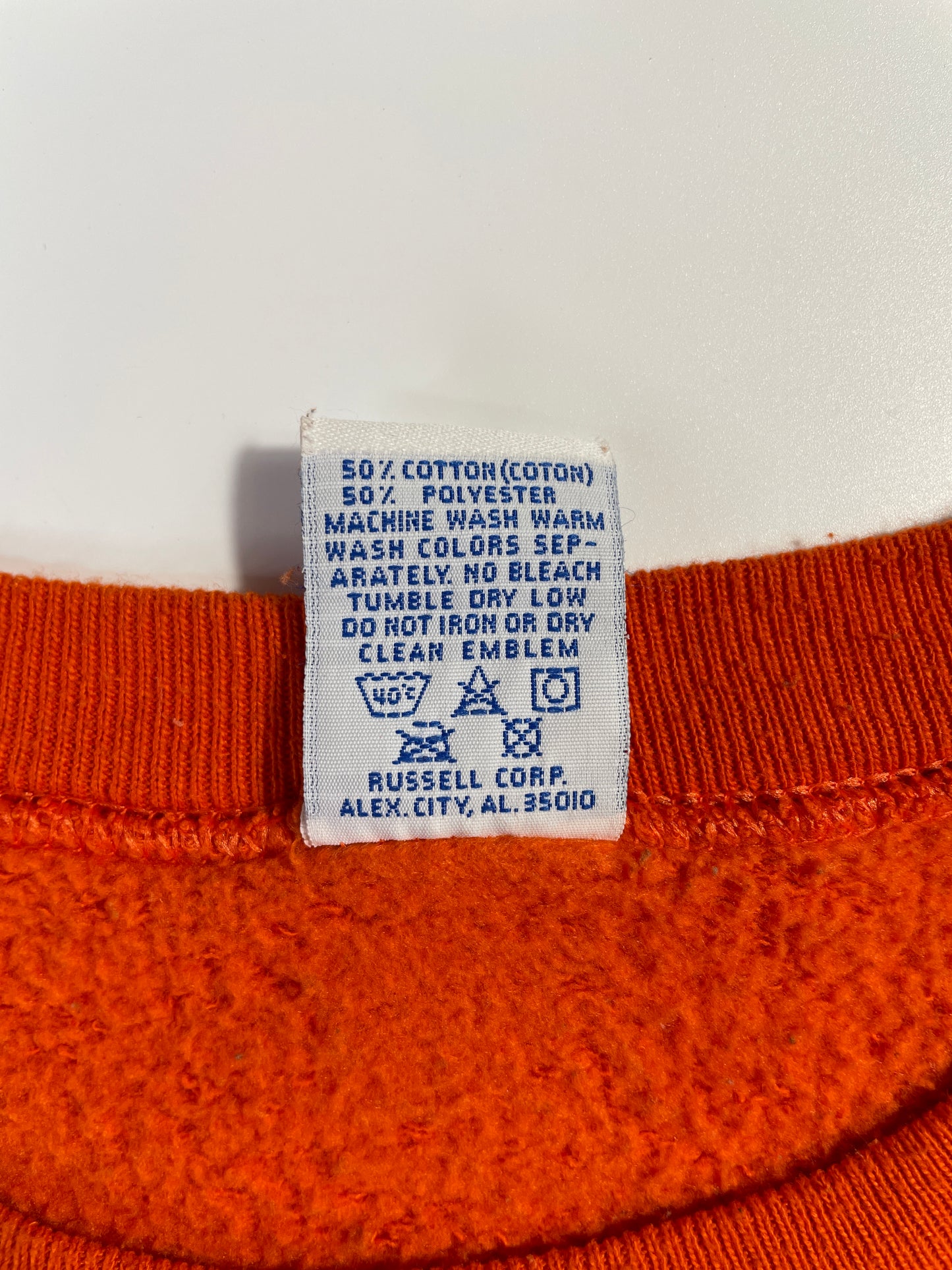 90's RUSSELL x ILLINOIS Size XL Vintage College Sweat-Shirt / A6499