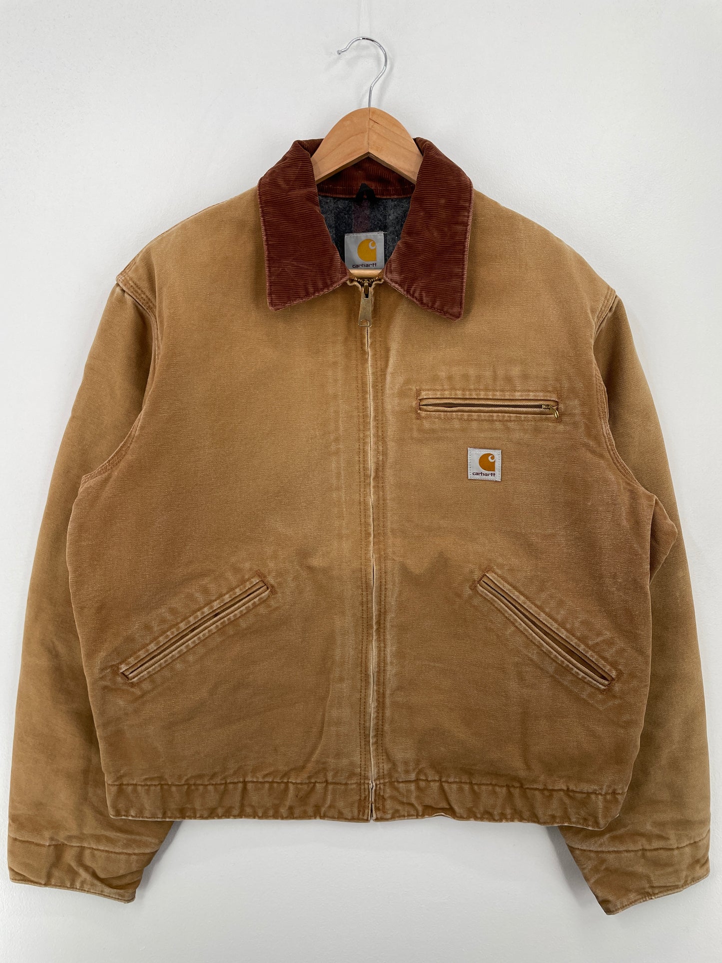 Vintage CARHARTT Size 42(XL) Duck Zip-up Jacket / A8511