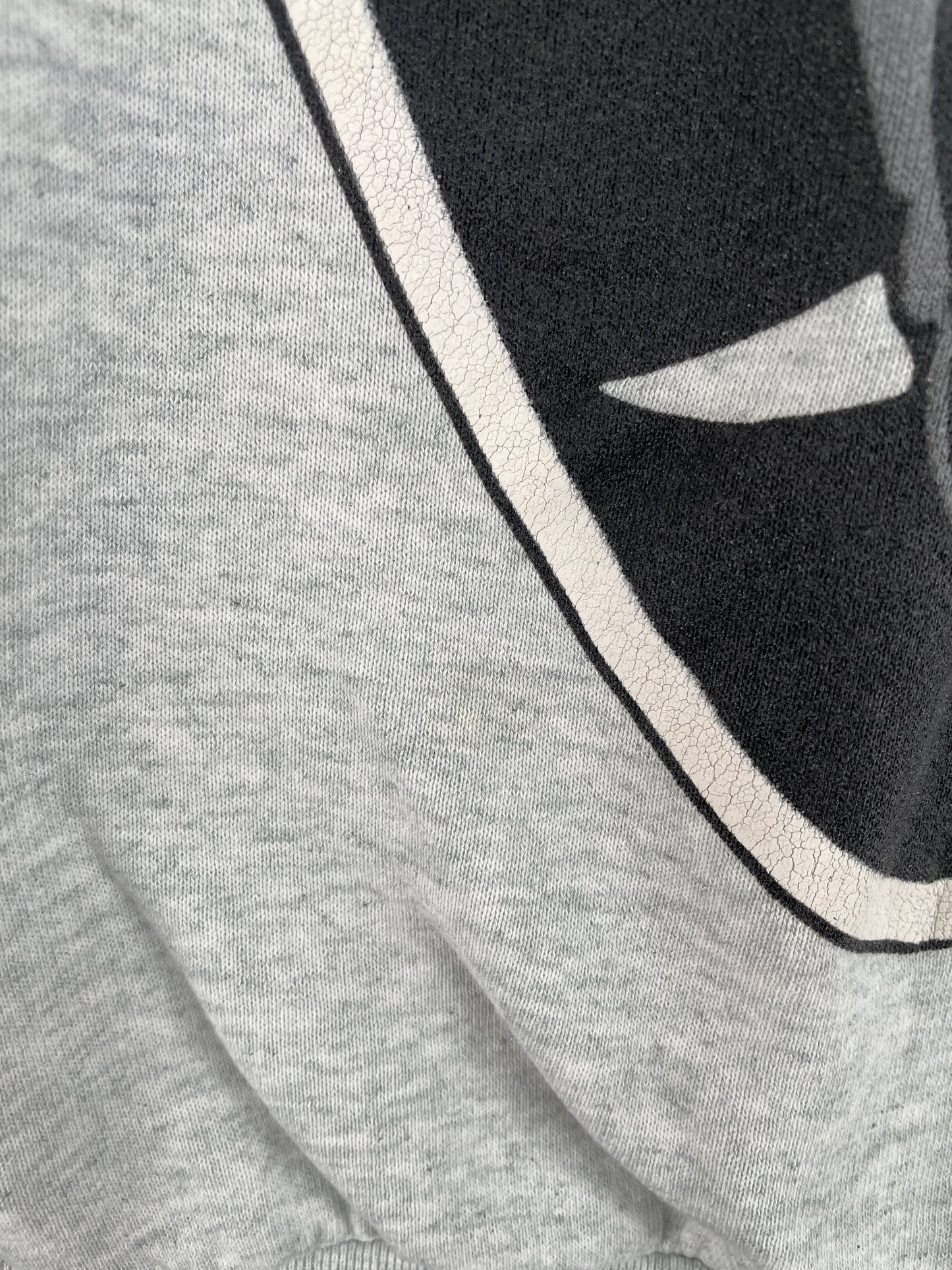 1992 LOS ANGELES RAIDERS Size No Tag(Approx.XL) Vintage NFL Sweat-Shirt / A3570