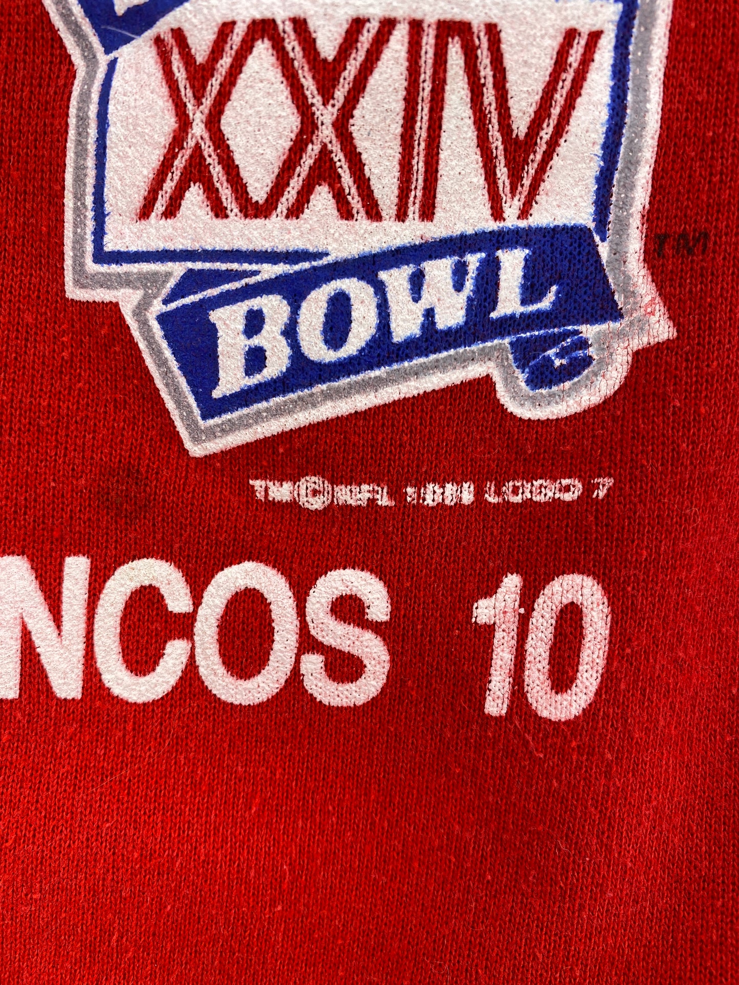 1990 SAN FRANCISCO 49ERS Size Approx.M Vintage NFL Sweat-shirt / E311