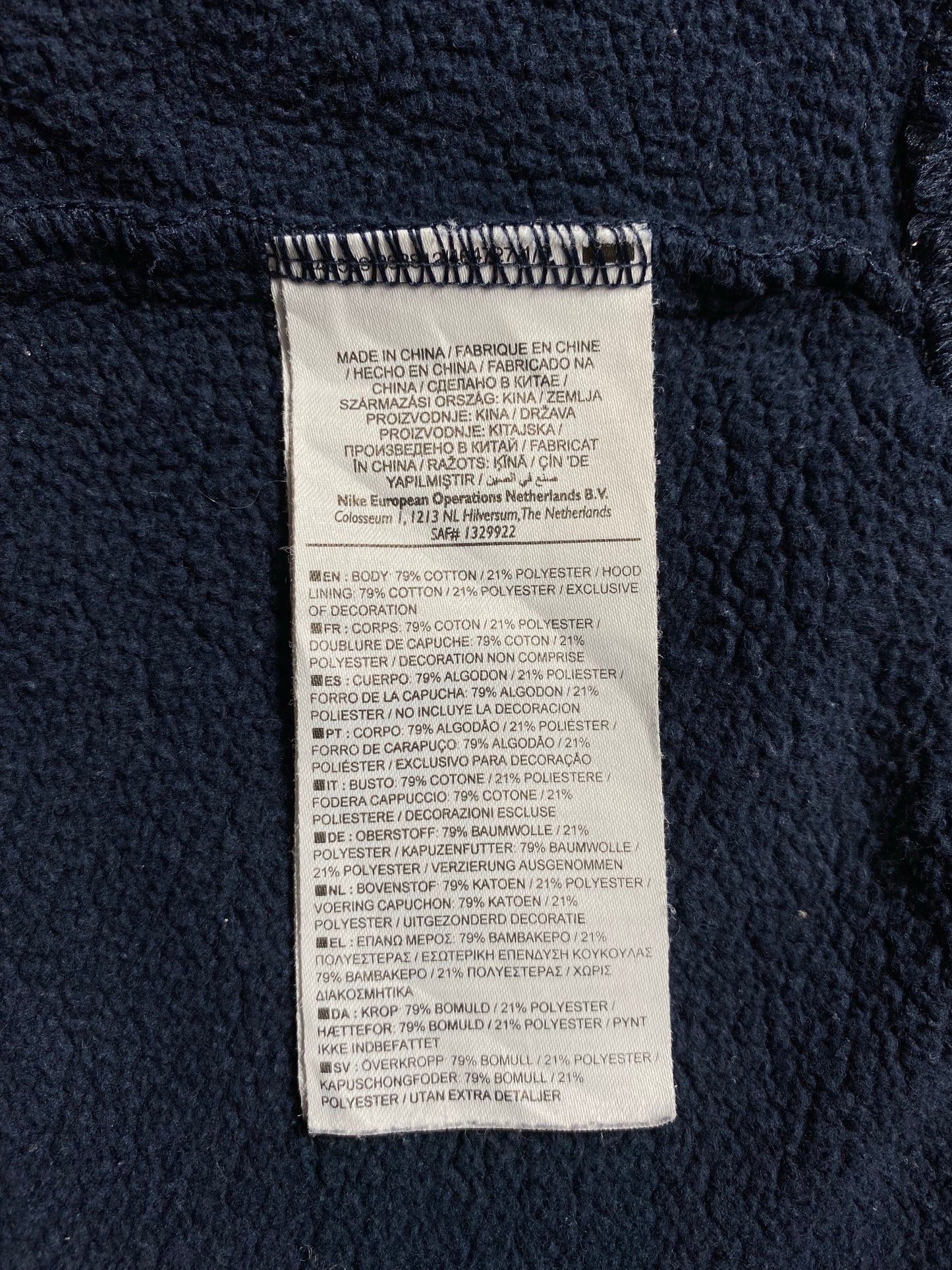 00’ NIKE Size XL Vintage Hoodie Sweat-shirt / K6305