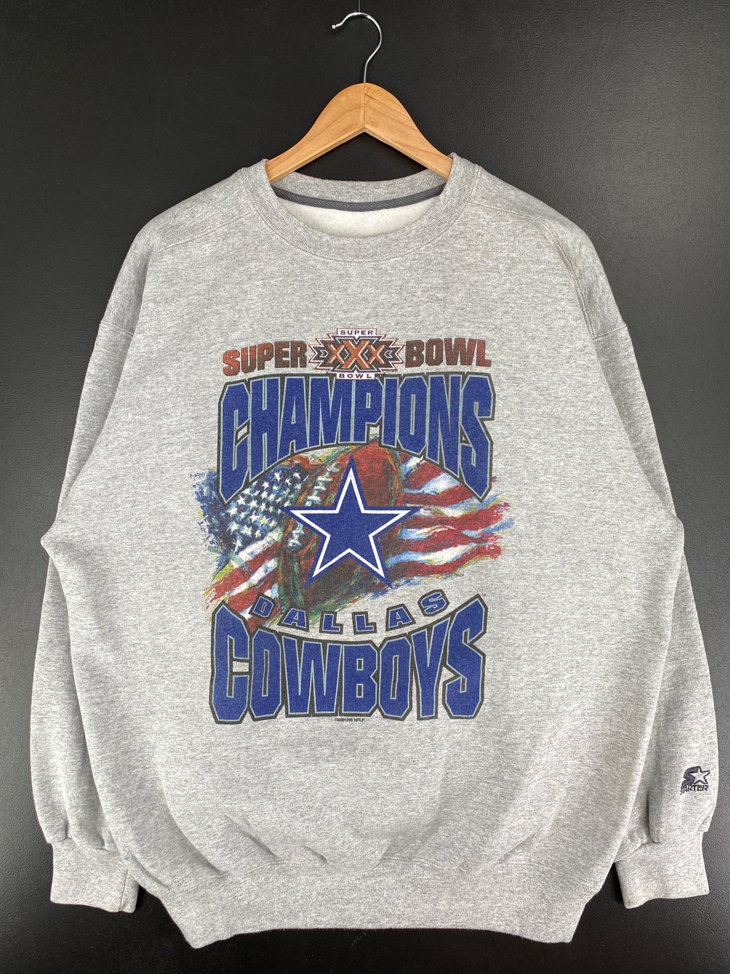1996 DALLAS COWBOYS Made in USA Size XL Vintage NFL Sweat-Shirt/ A5931