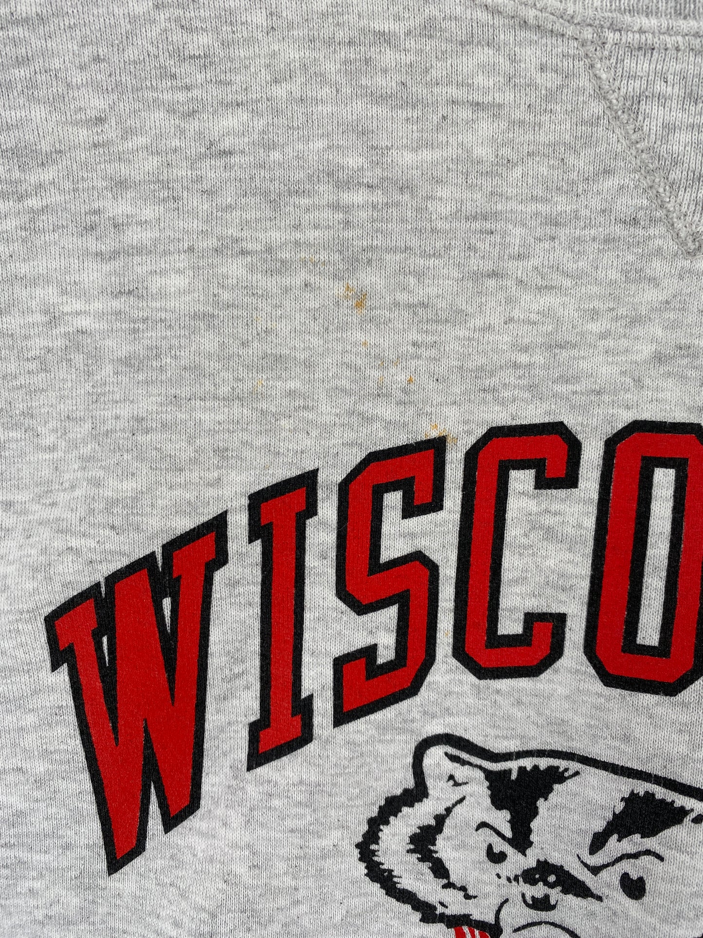 90's RUSSELL x WISCONSIN Size XL Vintage College Sweat-Shirt / E5979S