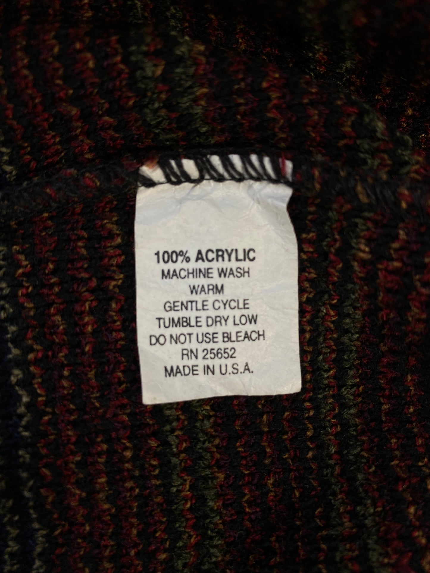 Vintage 3D COOGI-Style Made in USA Size XXL Knit Sweater / E252