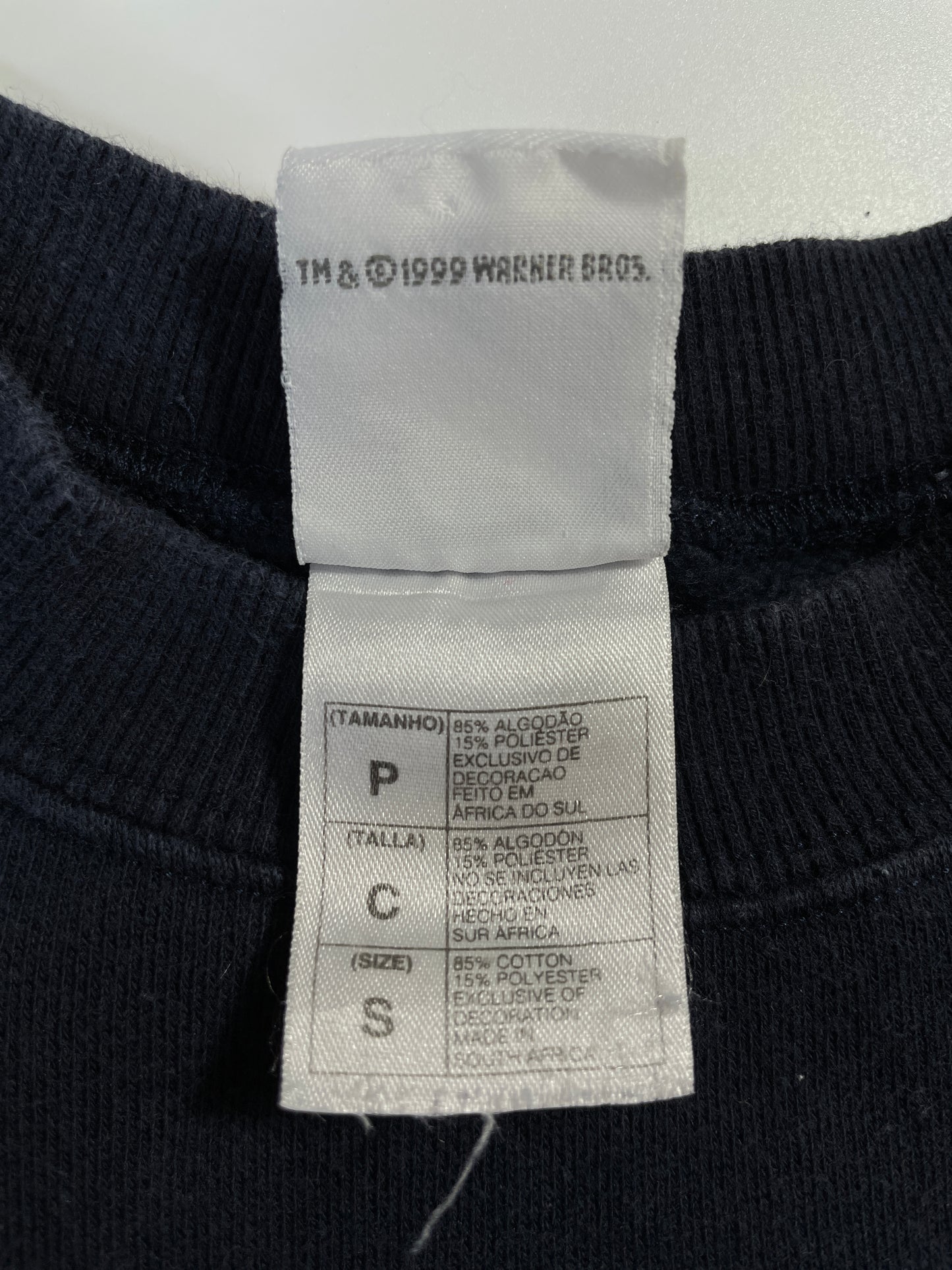 1999 LOONEY TUNES TAZ Size S Vintage Sweat-shirt / A8012