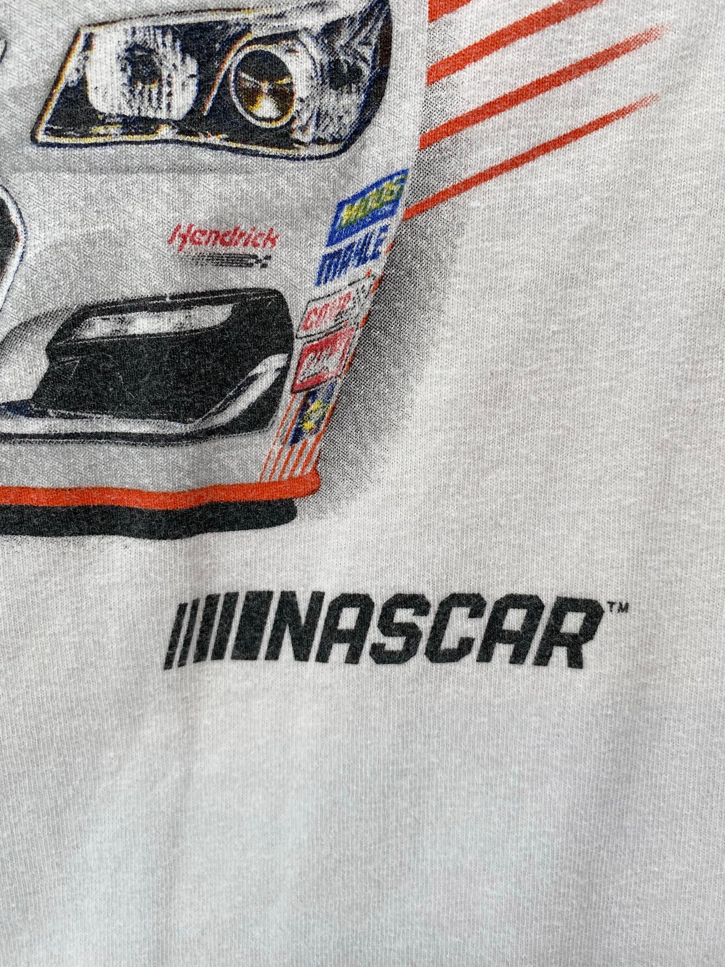 Vintage NASCAR ELIOTT x HOOTERS Size L Vintage Racing T-Shirts / A6168