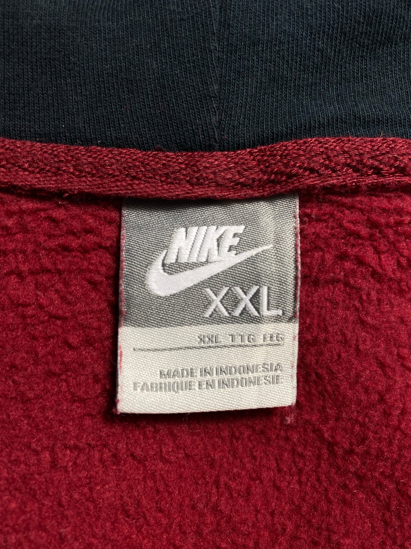 00's NIKE MINI SWOOSH Made in USA Size XXL Vintage Hoodie Sweat-shirt/ K5297