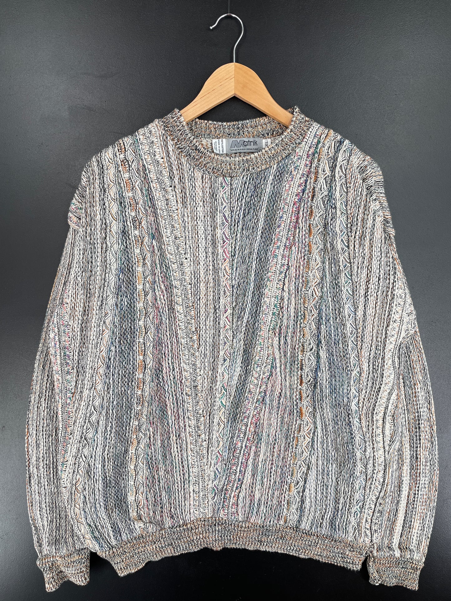 Vintage COOGI Style Size XL Cotton Knit Sweater / E3393K