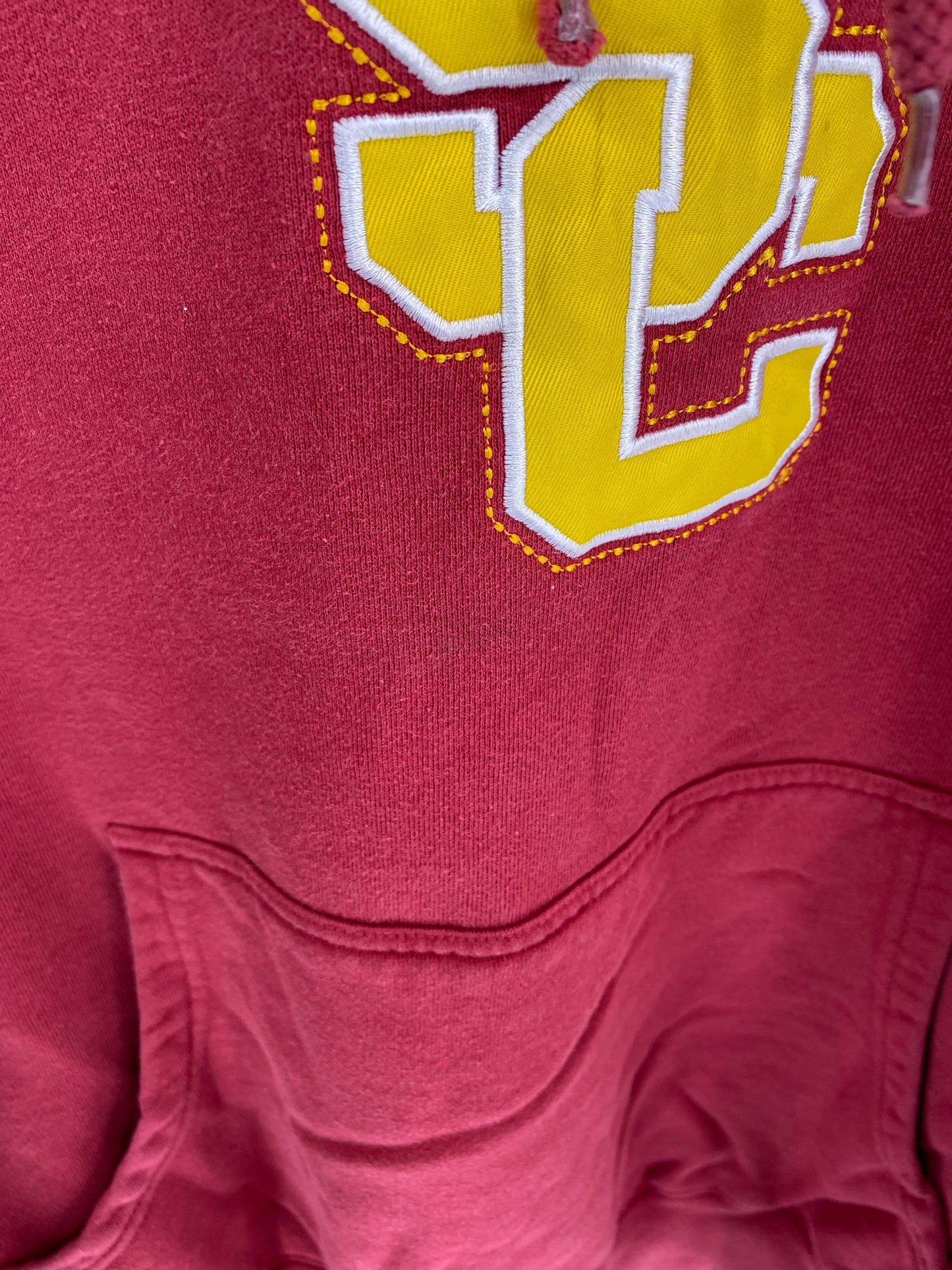 00' NIKE USC TROJANS Size XL Vintage Hoodie Sweat-shirt / K5951