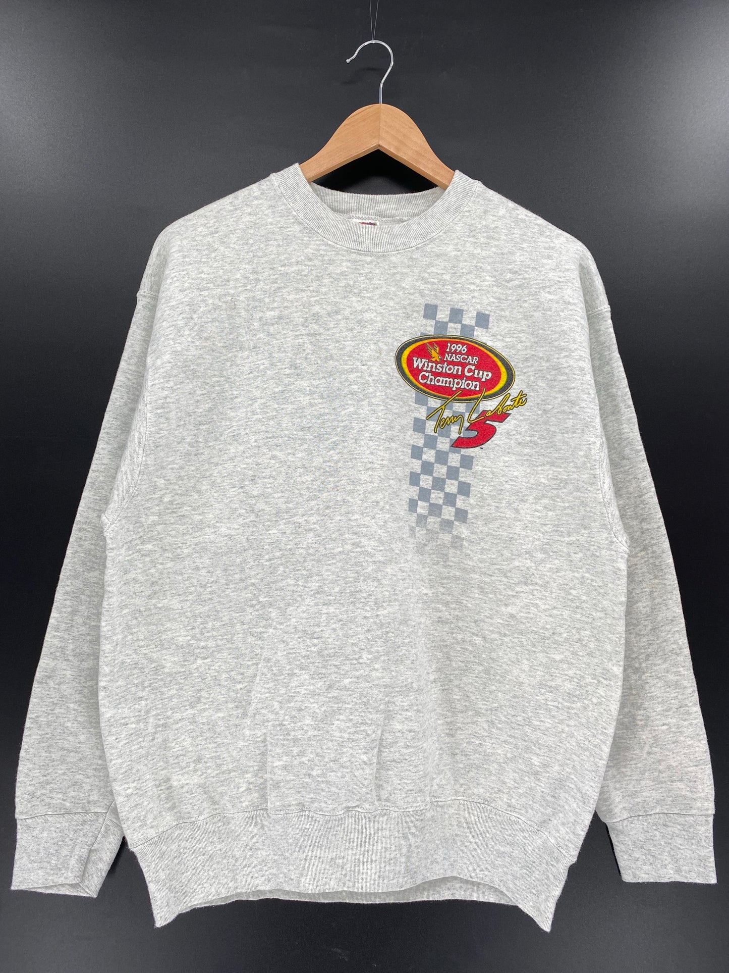 1996' NASCAR WINSTON CUP TERRY LABONTE Size L Racing Vintage Sweat- Shirts / K4906