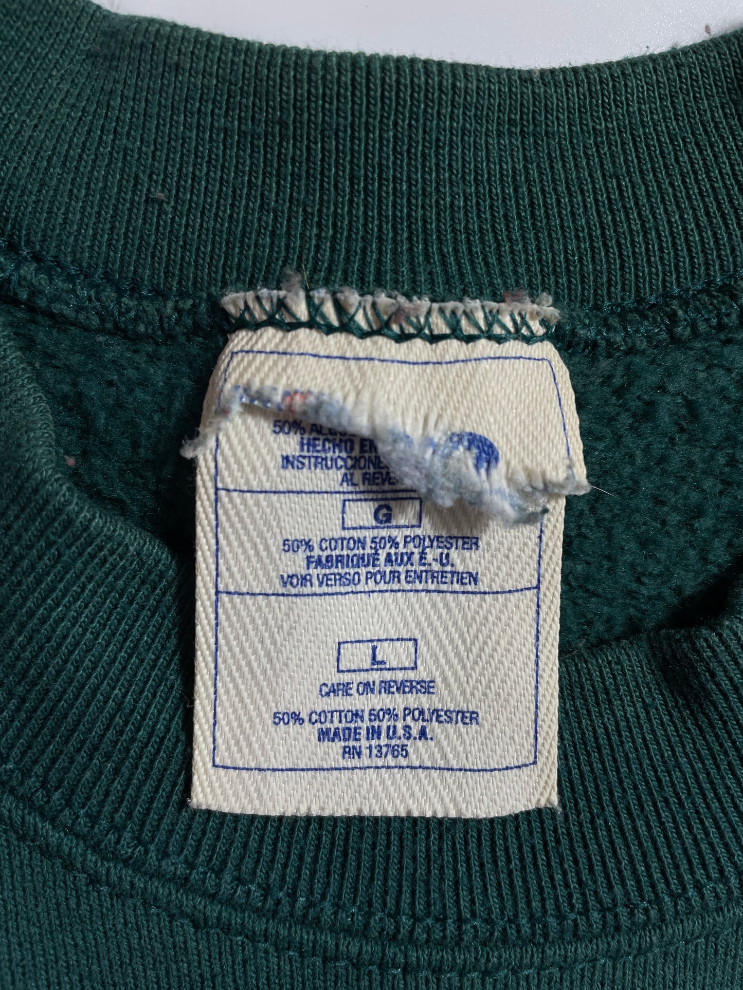 90's PHILADELPHIA EAGLES Made in USA Size L Vintage NFL Sweat-Shirt / E2603S