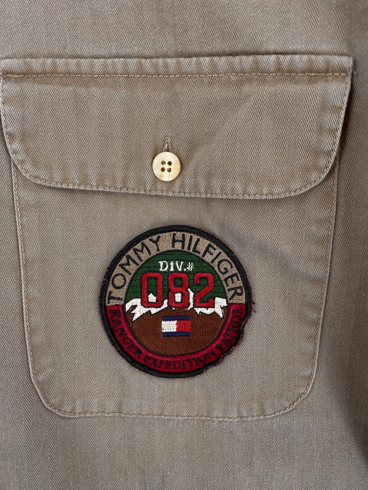 90’s TOMMY HILFIGER Size L Vintage Button-Down Shirt / A4272