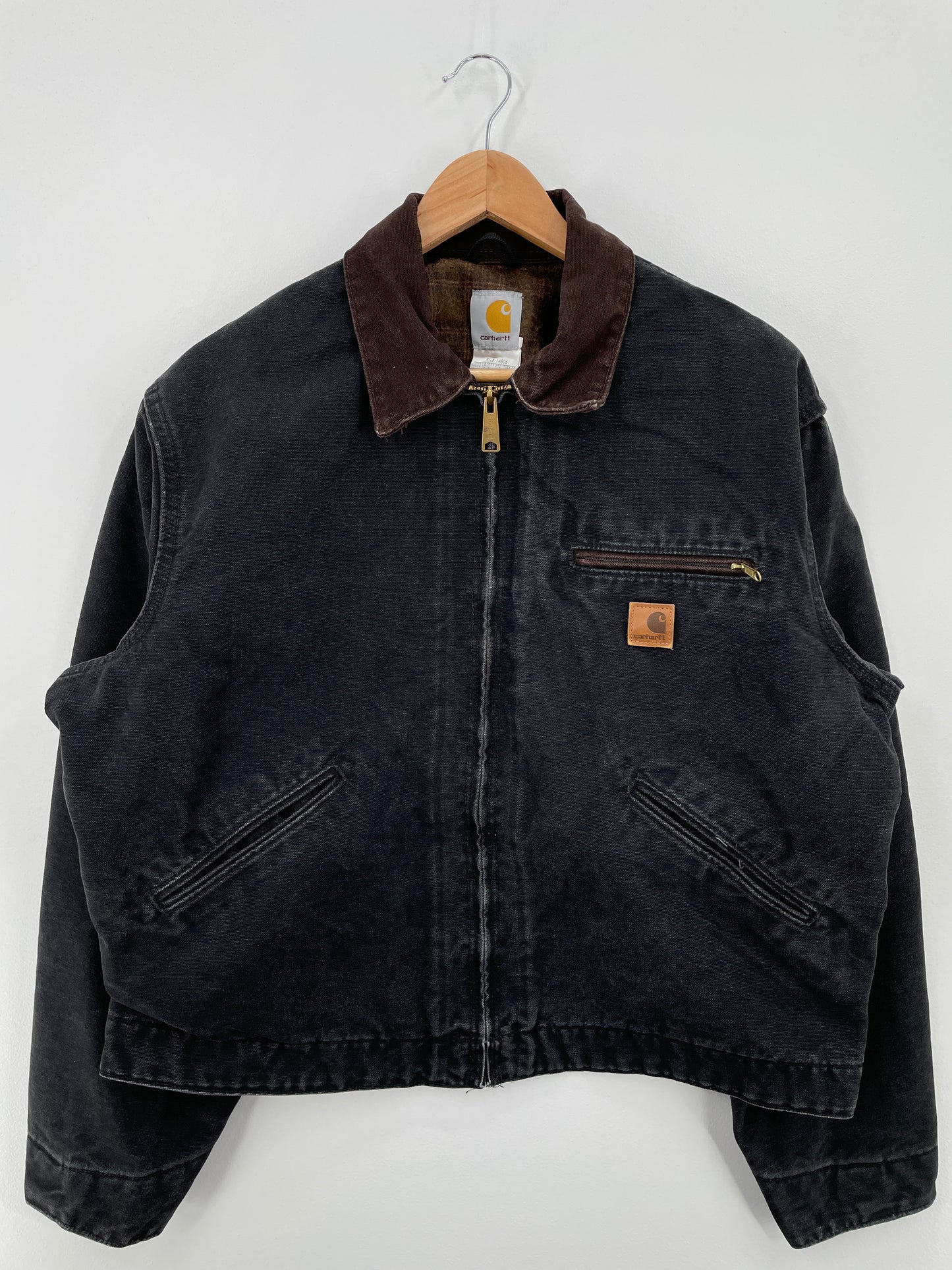 Vintage CARHARTT Size L Duck Zip- up Jacket / A8512