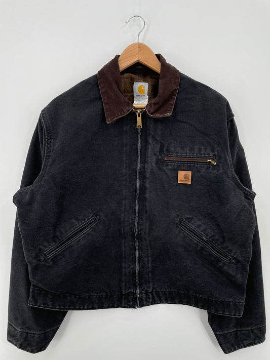 Vintage CARHARTT Size L Duck Zip- up Jacket / A8512