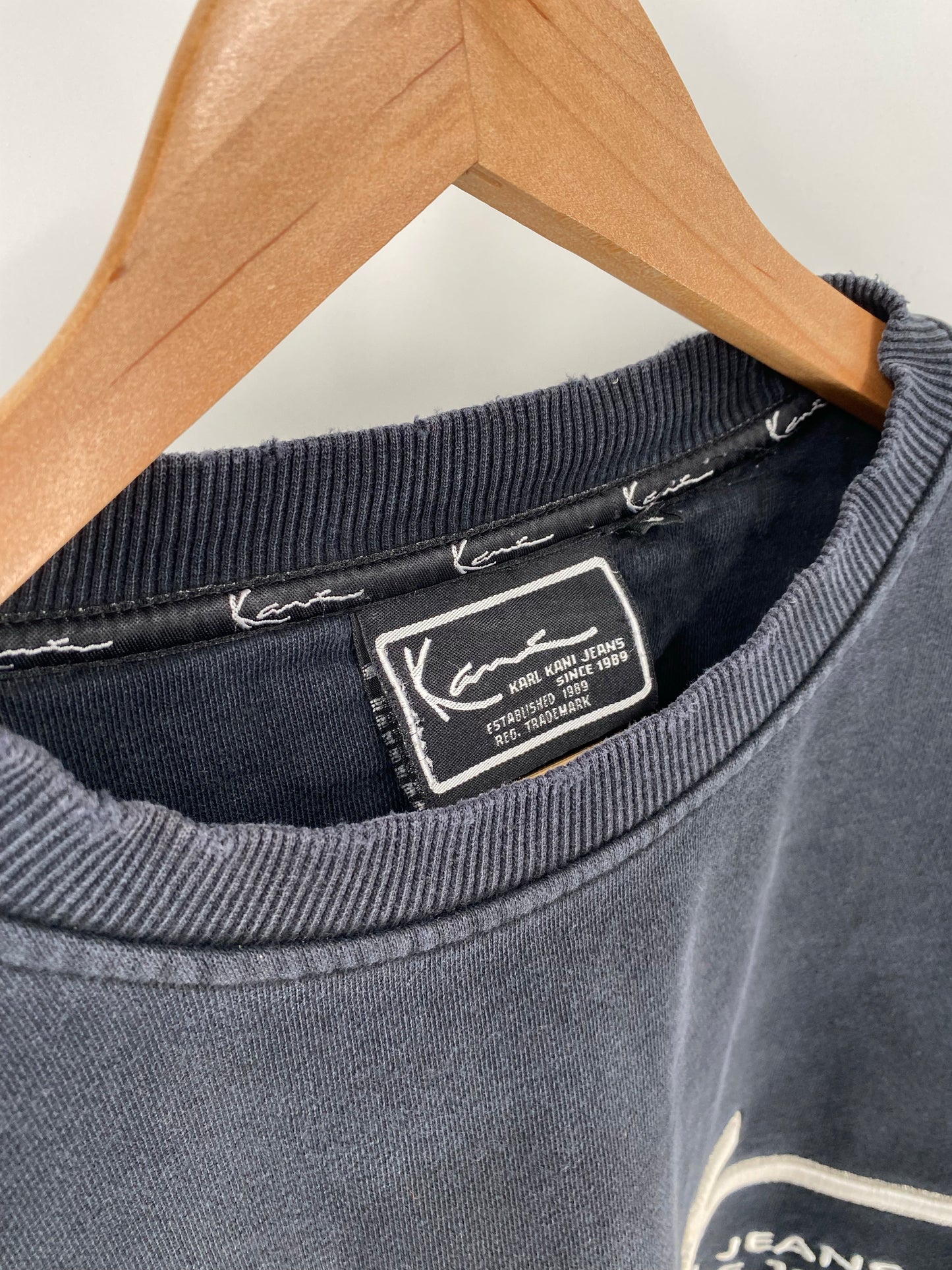 Vintage KARL KANI JEANS Size L Sweat-shirt / K6117