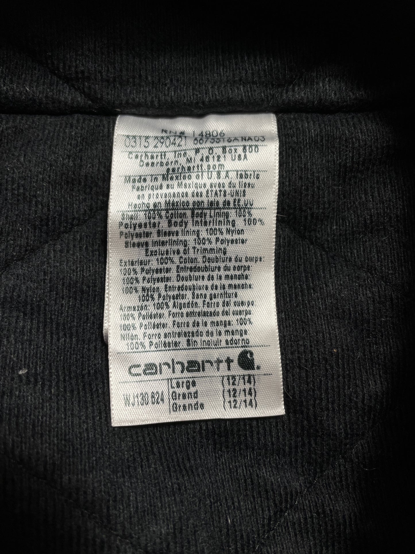 Vintage CARHARTT Size Ladies.L Hoodie Duck Jacket / A7087