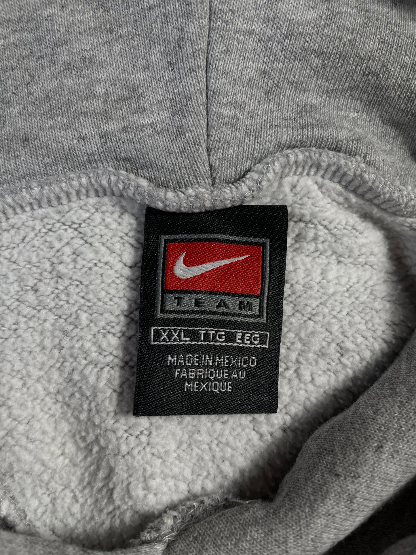 00' NIKE x INDIANA Size XXL College Vintage Hoodie Sweat-Shirt / A9341