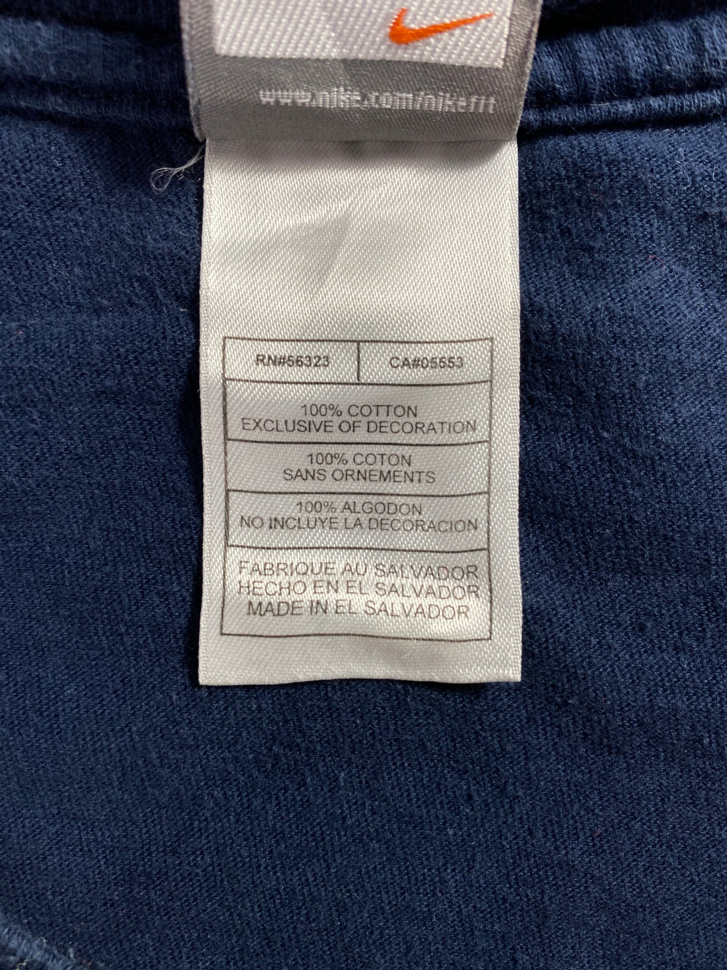 00' NIKE CENTER SWOOSH Size XXL Vintage Sleeveless T-shirt / A4650