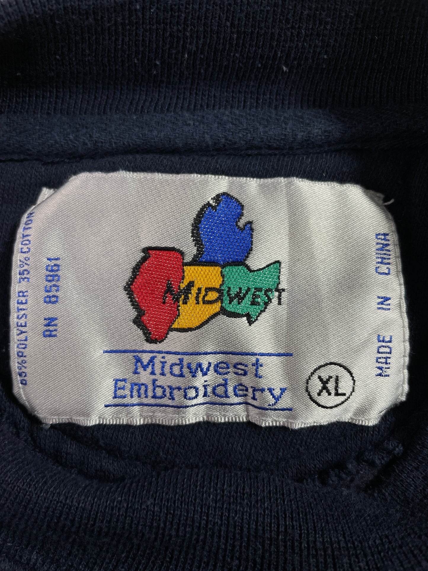 90’s UNIVERSITY OF MICHIGAN Size XL Vintage College Sweat-shirt / E5741S