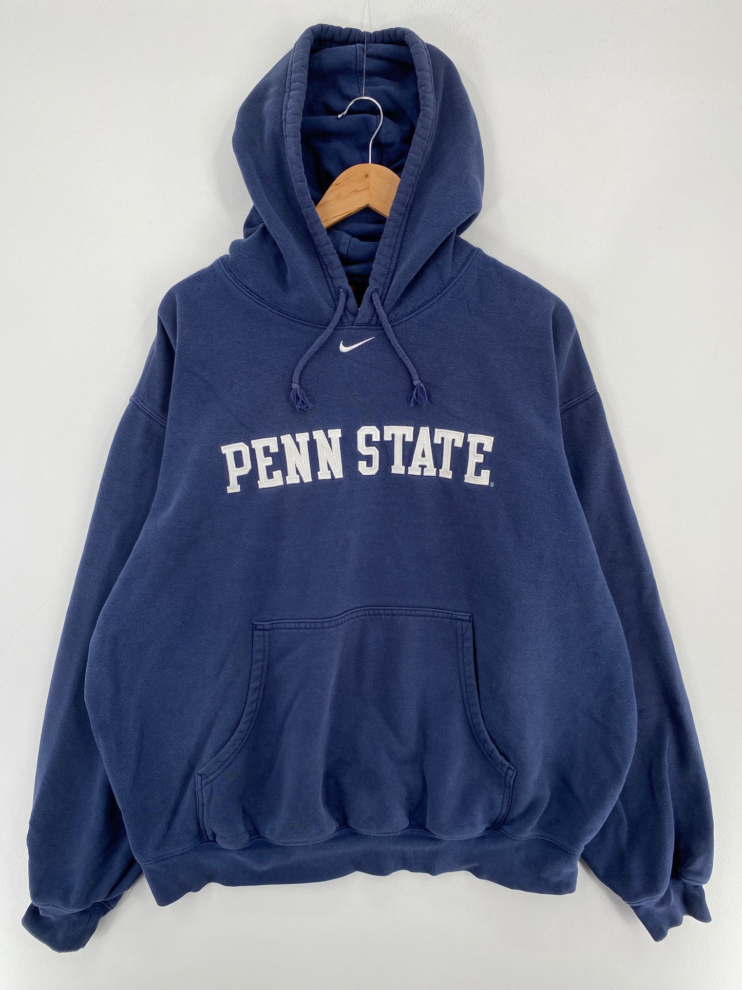 00' NIKE x PENN STATE Size XL Vintage College Hoodie Sweat-Shirt / E5192S