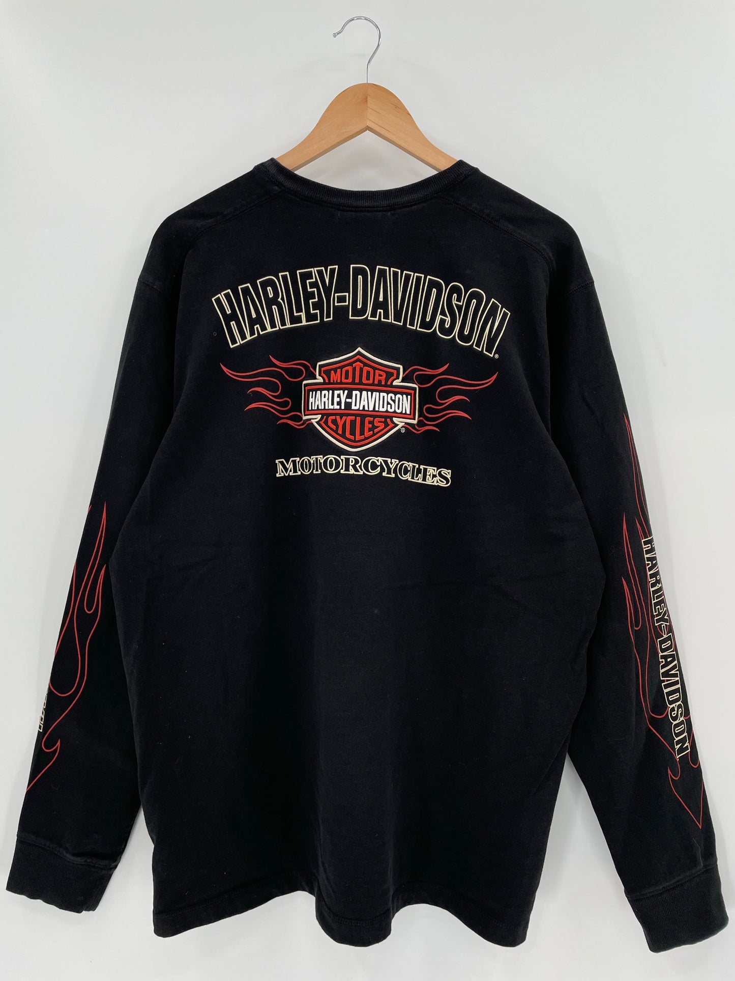 Vintage HARLEY DAVIDSON Size XL Long Sleeve T-Shirt / K6319
