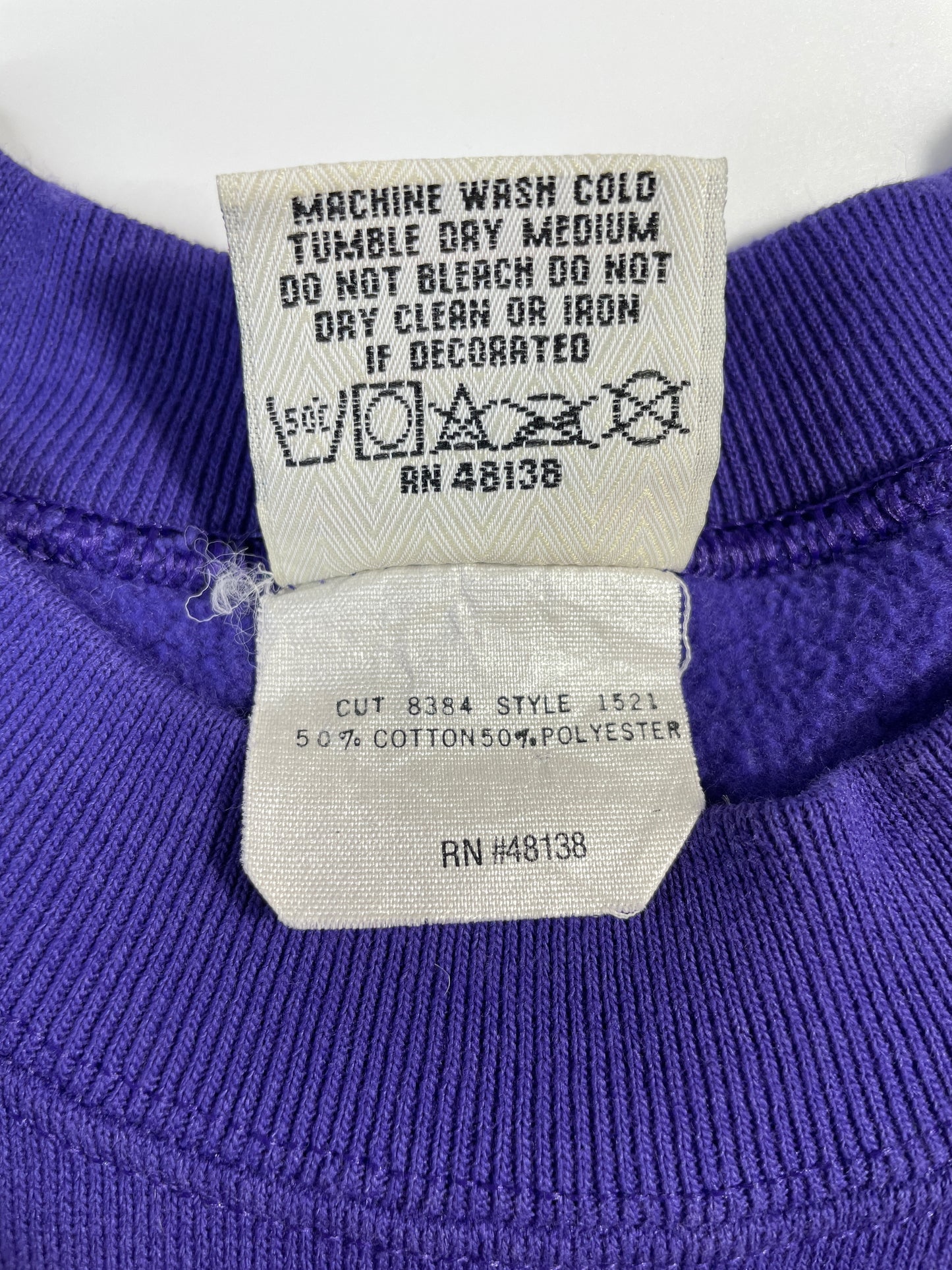 1993 MINNESOTA VIKINGS Made in USA Size M Vintage NFL Sweat-Shirt / A7817