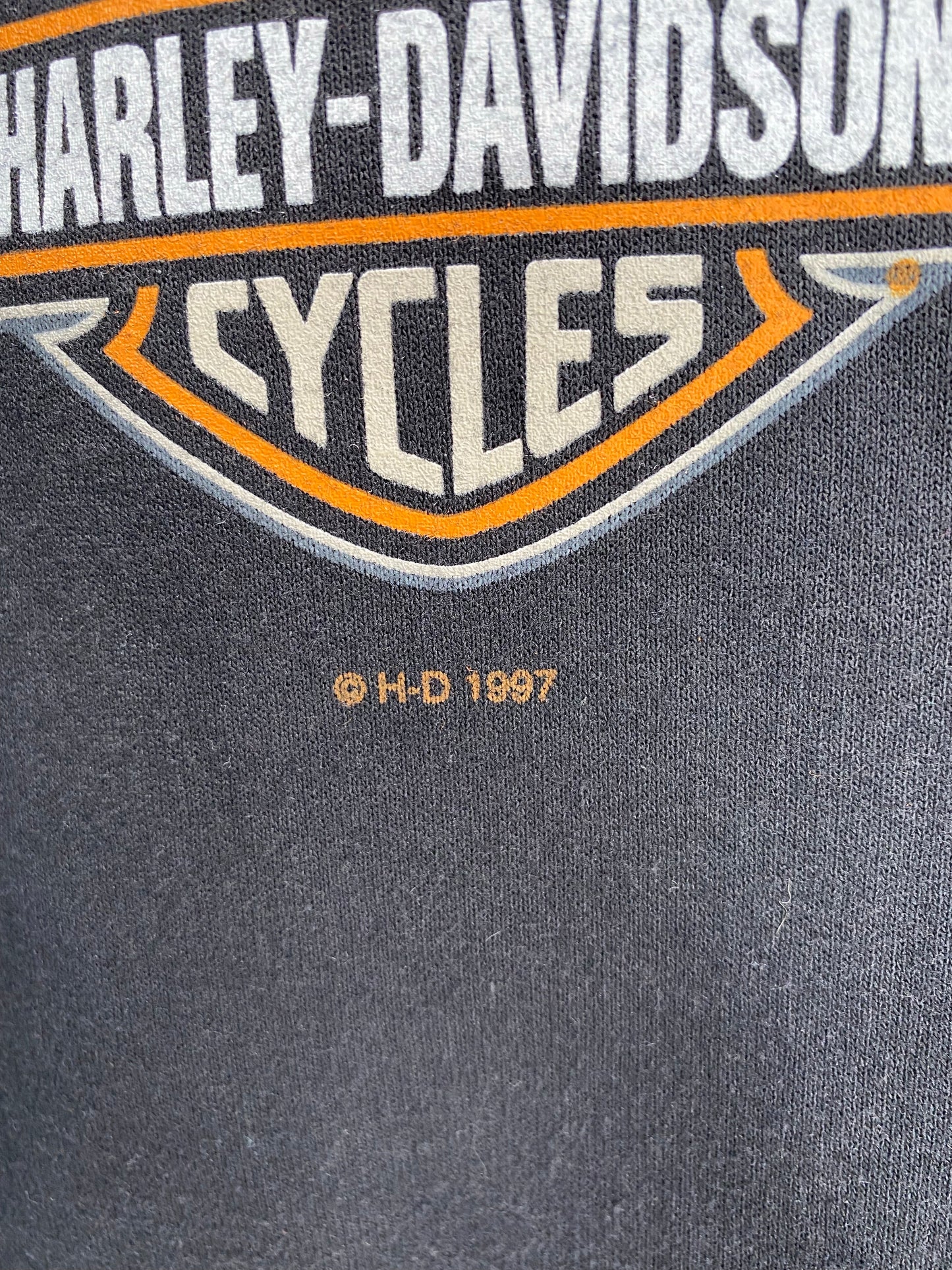 1997 HARLEY DAVIDSON Size L Vintage Sweat-Shirt / K4316