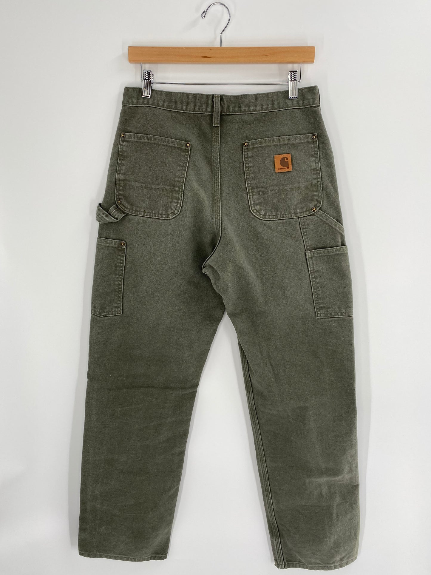 Vintage CARHARTT Size W29xL31.5 Double Knee Duck Pants / A1087