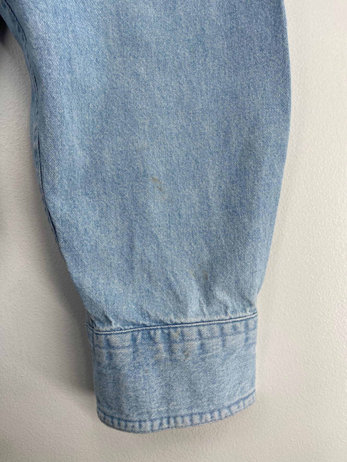Vintage HARLEY DAVIDSON Size XXL Denim Button-Down Shirt / A6361