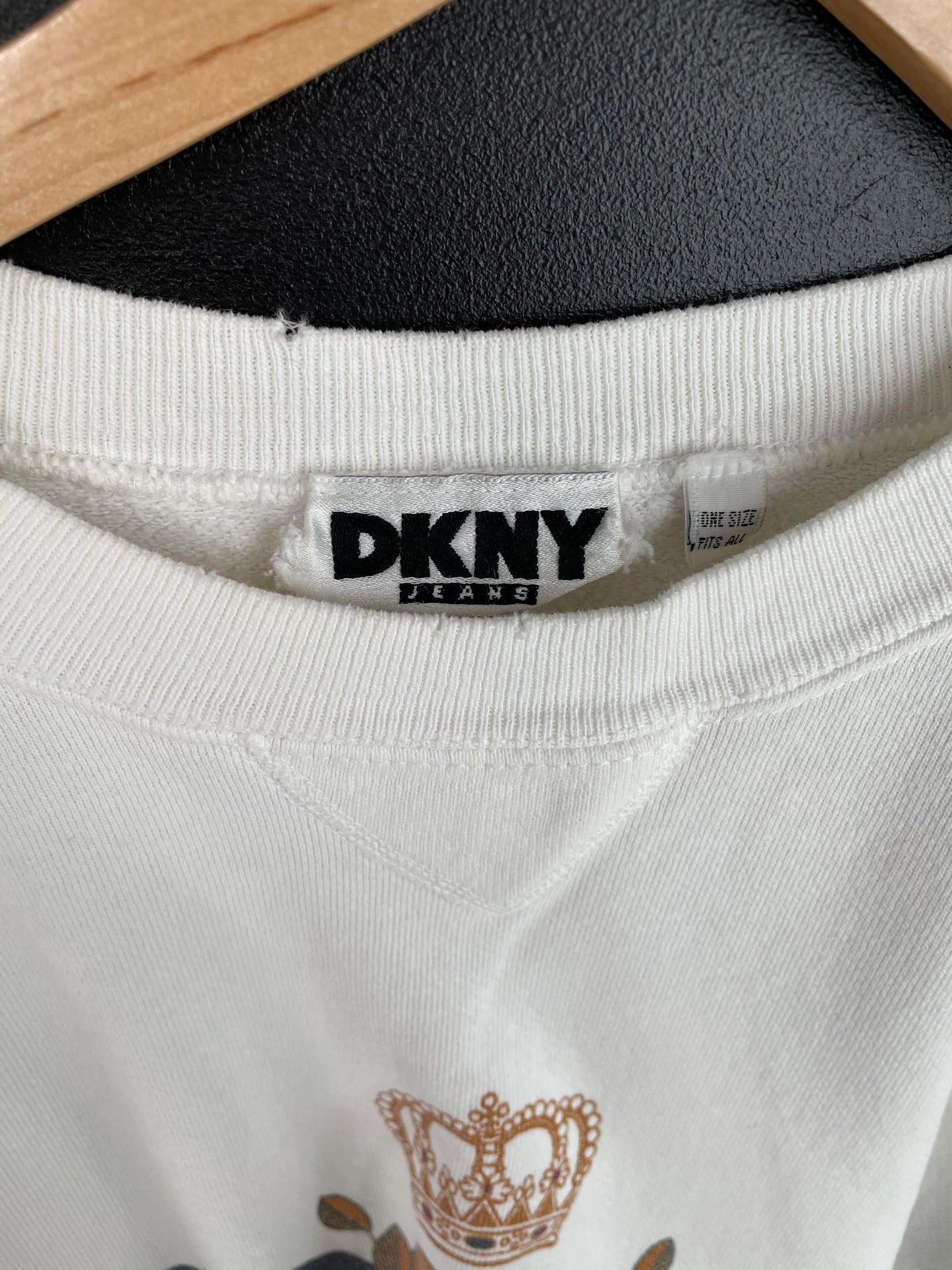 90’s DKNY Size One size (Approx.XL) Sweat-shirt / A906