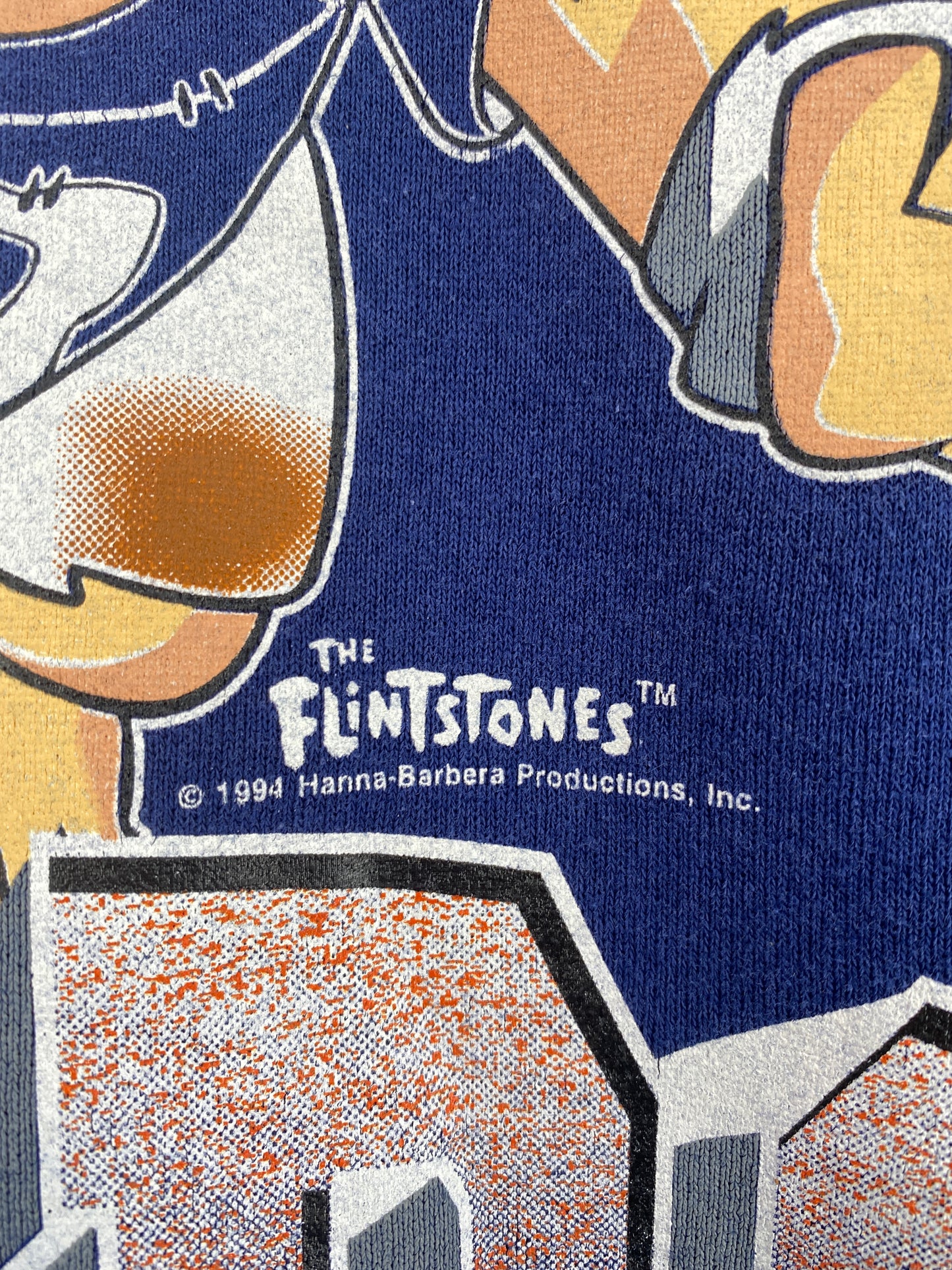 1994 CHICAGO BEARS x THE FLINSTONES Made in USA Size XL Vintage NFL Sweat-Shirt / A5347