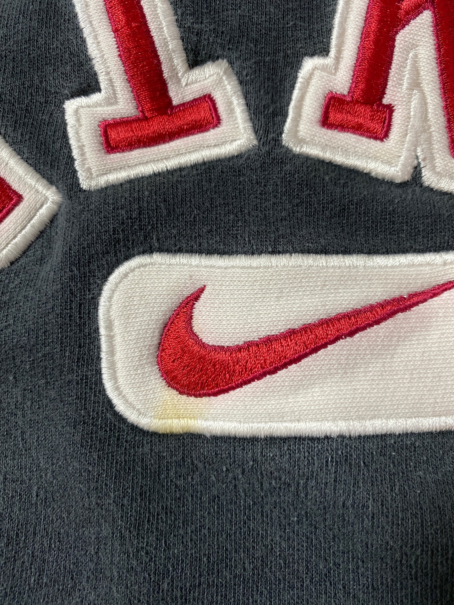 00’ NIKE Size L Vintage Hoodie Sweatshirt / k178