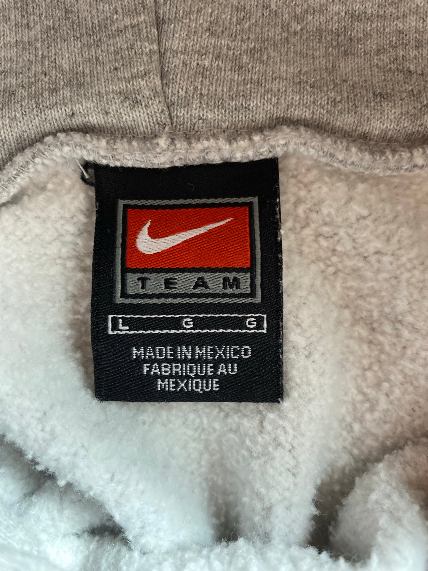 00’ NIKE NOKIA SUGARBOWL GEORGIA BULLDOG Size L Vintage Hoodie Sweat Shirts/ K5092