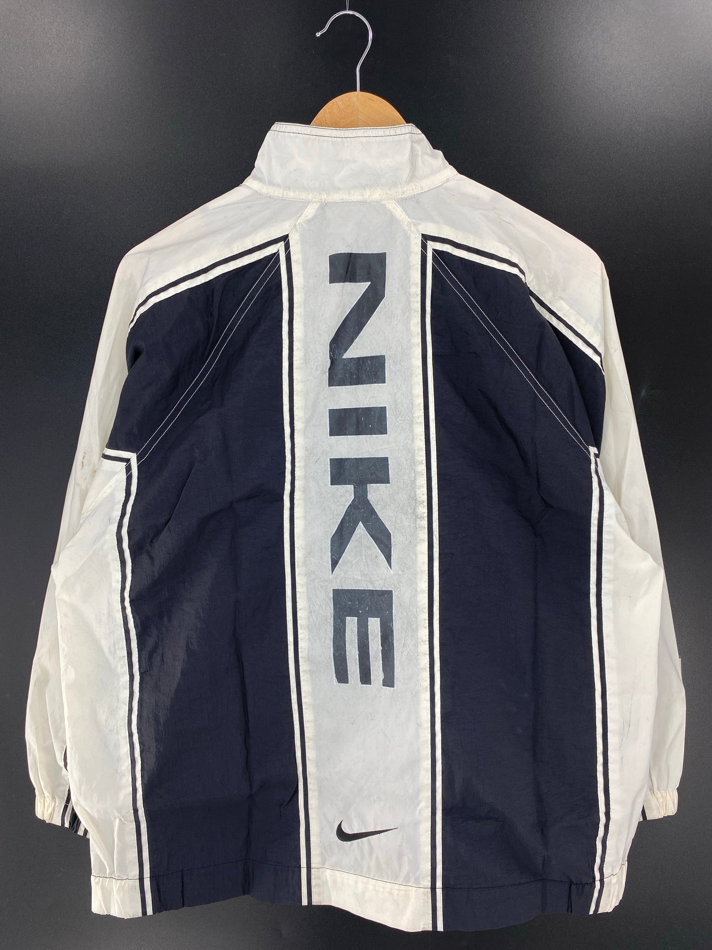 .90’s NIKE Size Kids.L Vintage Zip-up Nylon Jacket / A7653