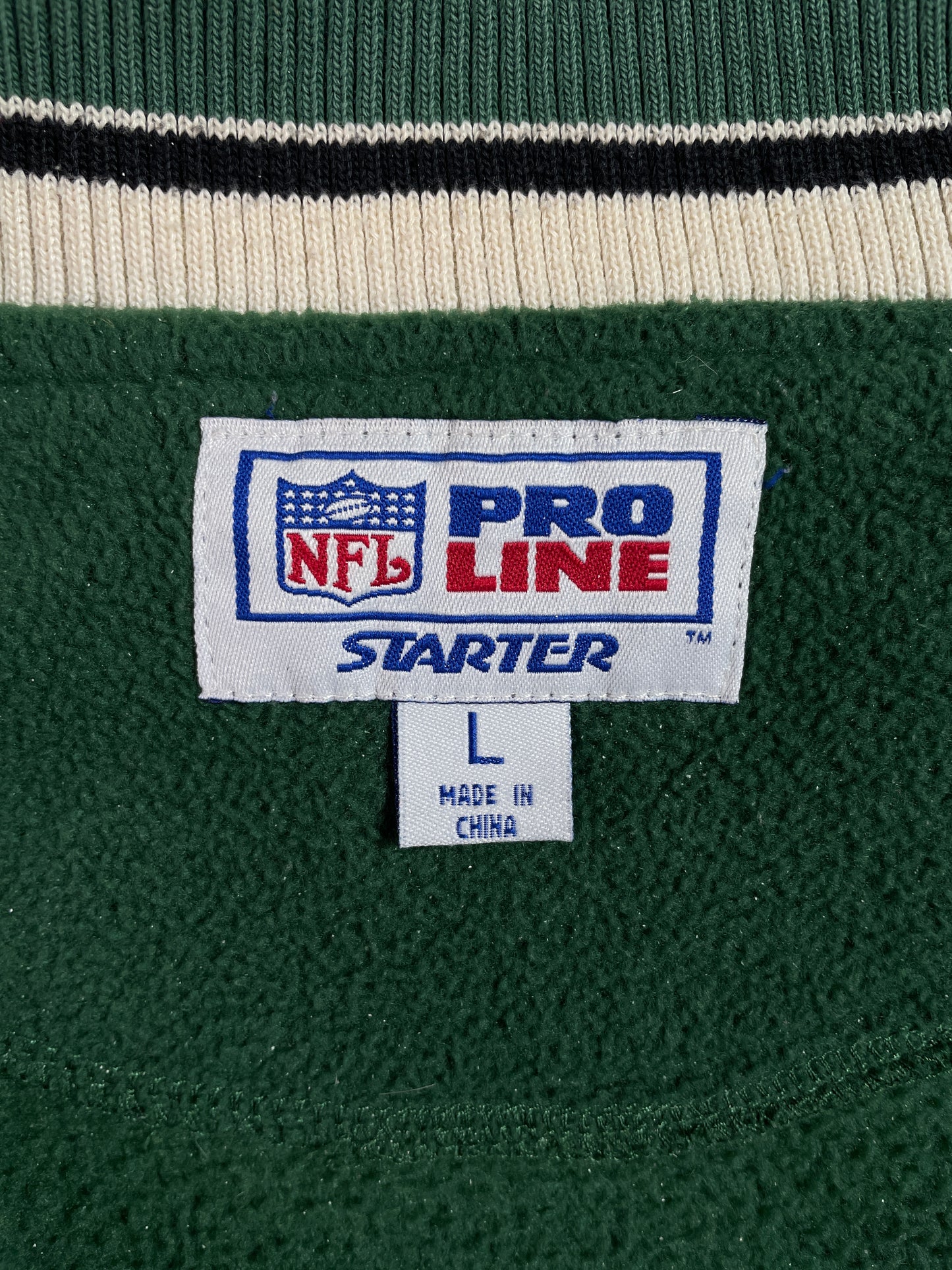 90’s STARTER x NEW YORK JETS Size L Vintage NFL Fleece / E3017S