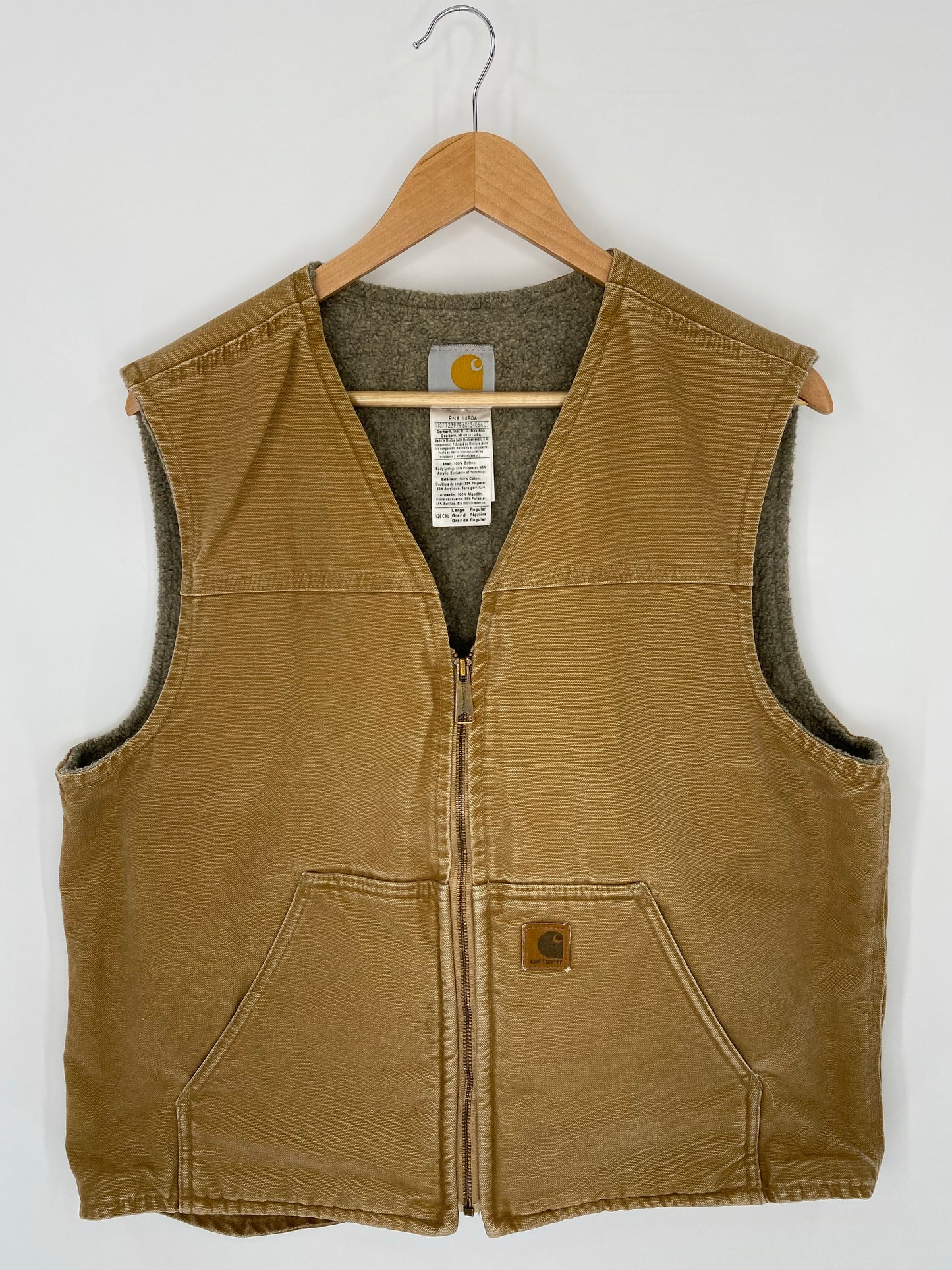 Vintage CARHARTT Size L Vest / K8732