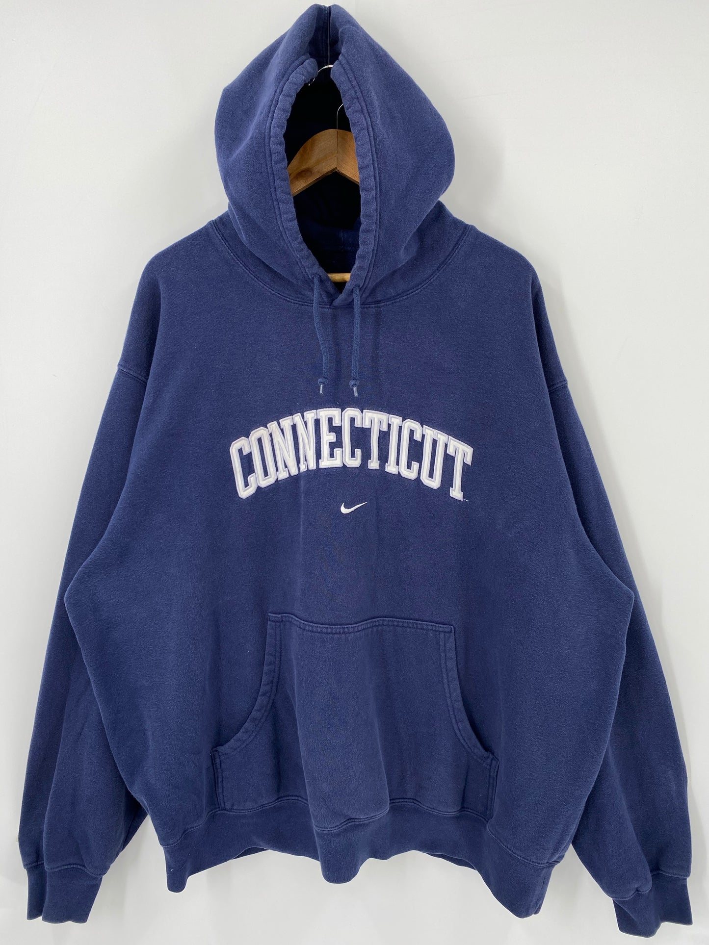 00' NIKE UNIVERSITY OF CONNECTICUT Size No Tag (Approx.XXL) Vintage Hoodie Sweat-shirt  / K4250