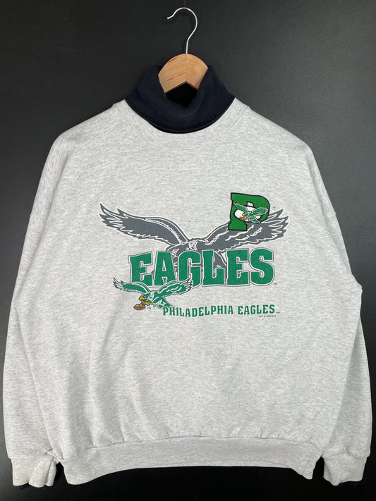 1993 PHILADELPHIA EAGLES Made in USA Size XL Vintage NFL Sweat-Shirt / A9252