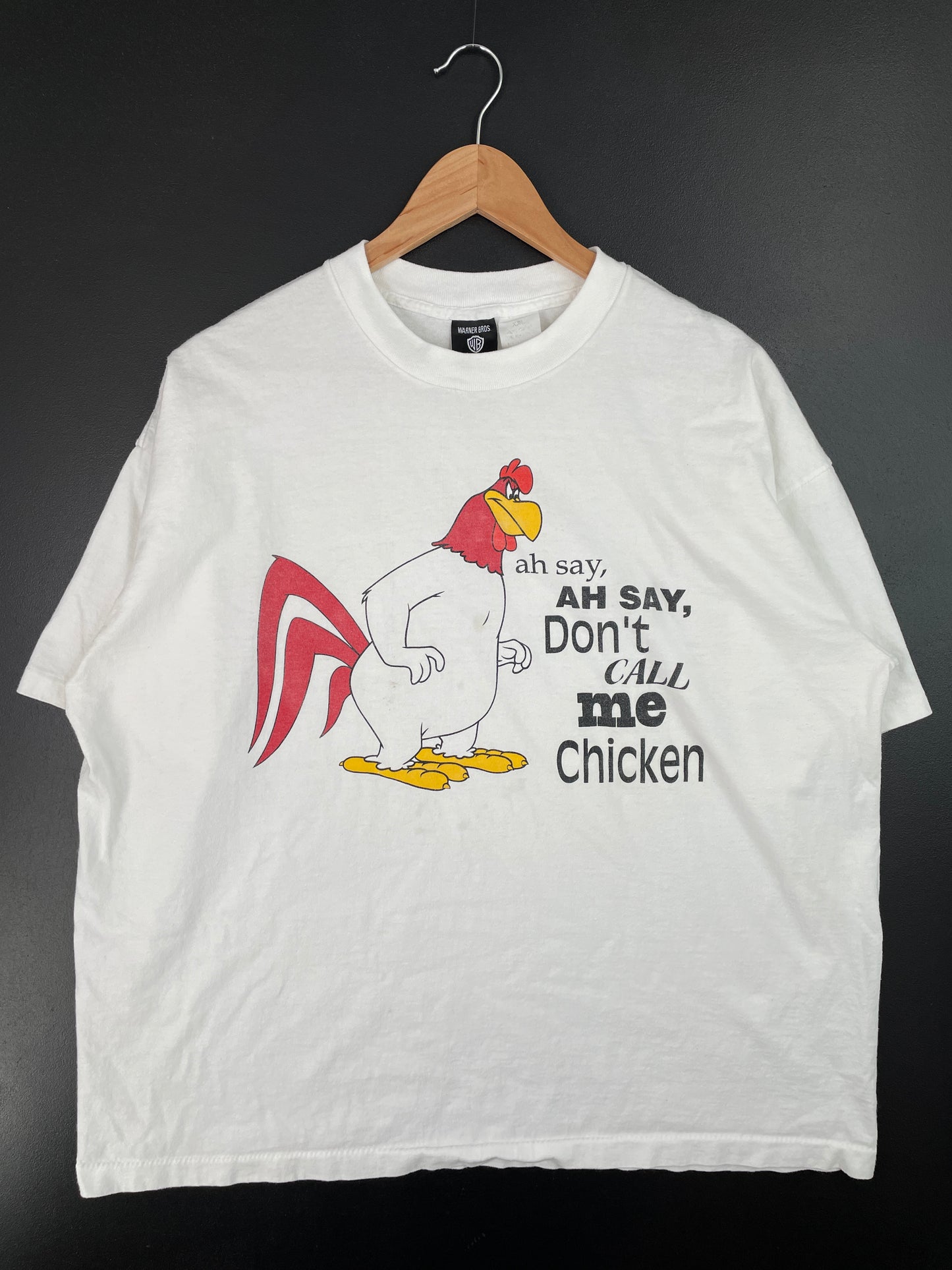 .1995 LOONEY TUNES CHICKEN Made in USA Size XXL Vintage T-shirt / A9000