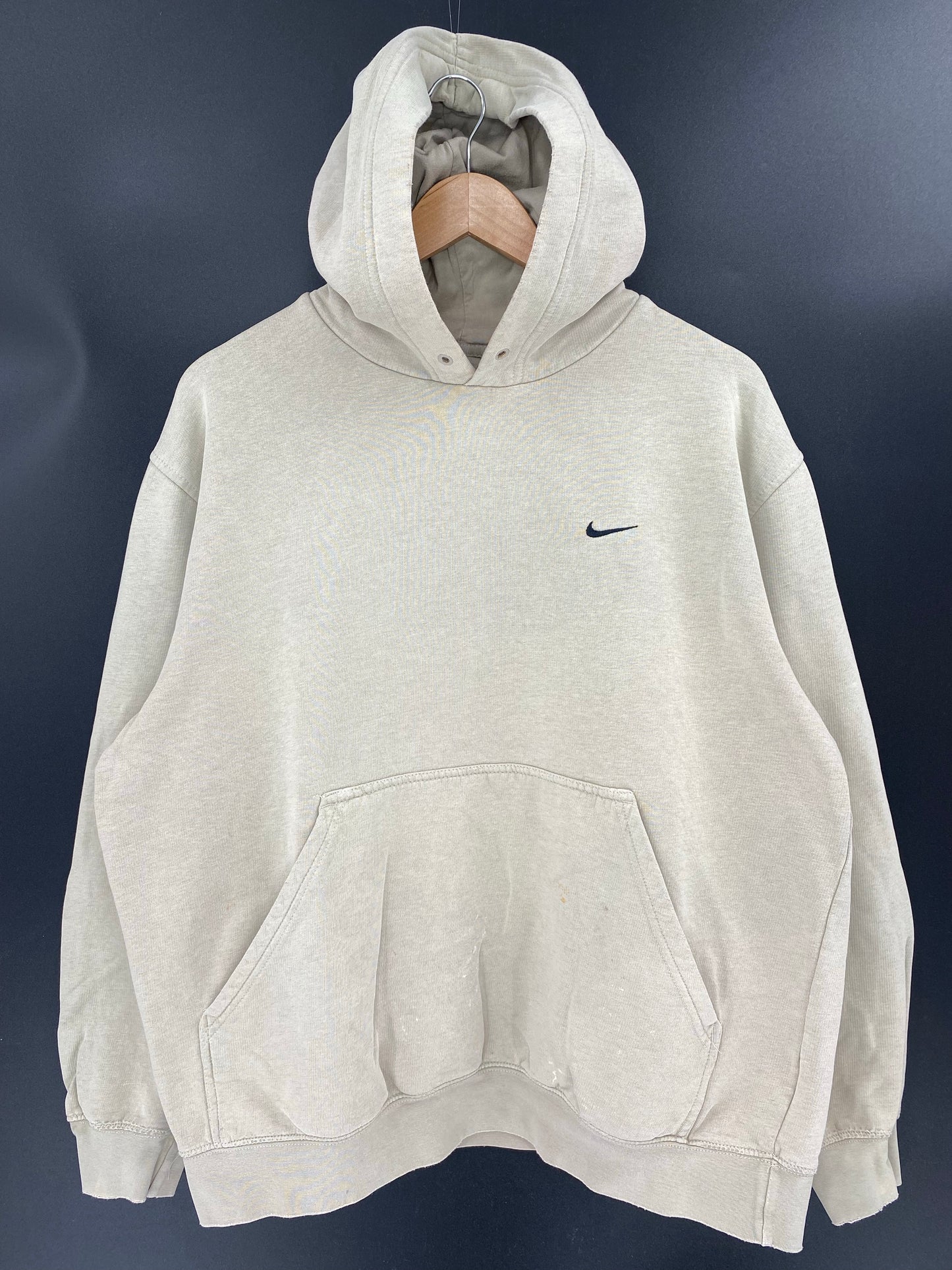 00' NIKE MINI SWOOSH Size L Vintage Hoodie Sweat-shirt / K7181