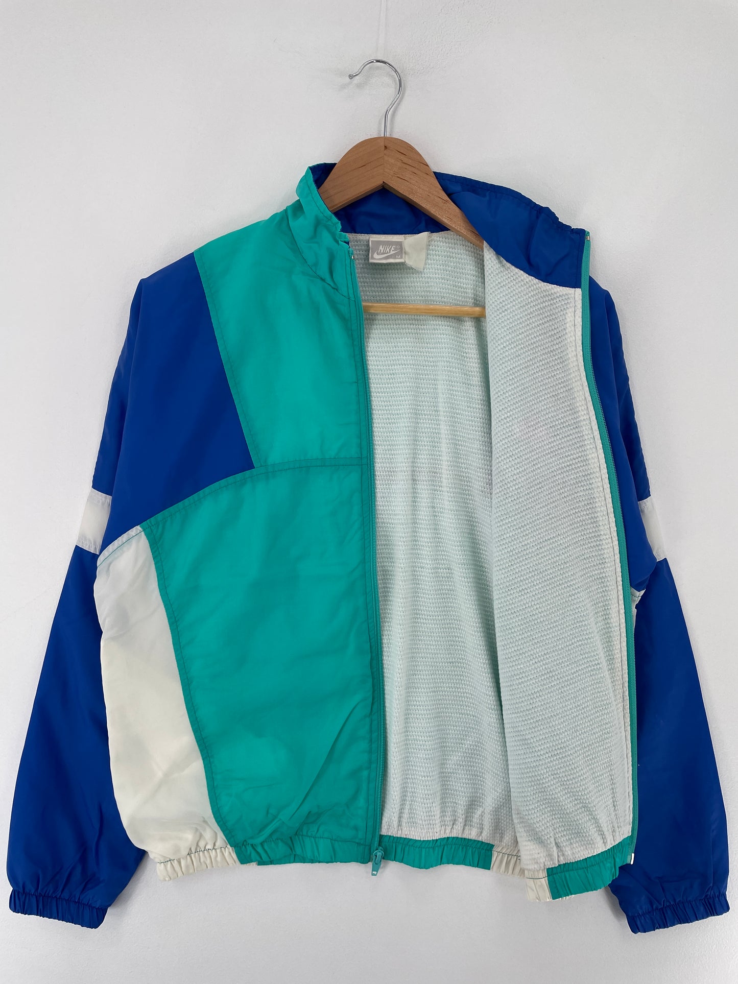 90's NIKE Silver Tag Size Ladies.M Vintage Nylon Jacket / E5794N