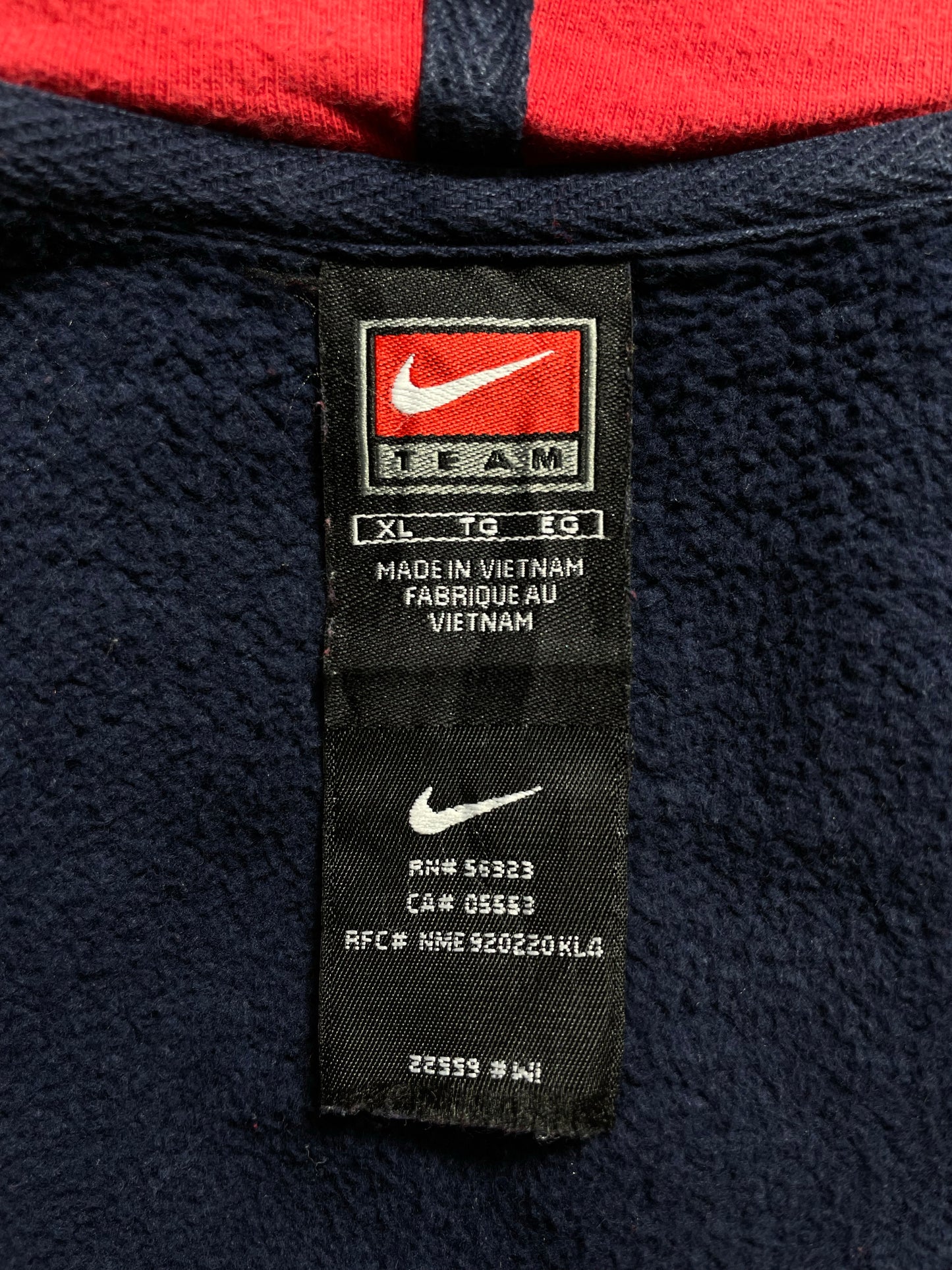00' NIKE ARIZONA Size XL Vintage Hoodie Sweat shirt / K5217