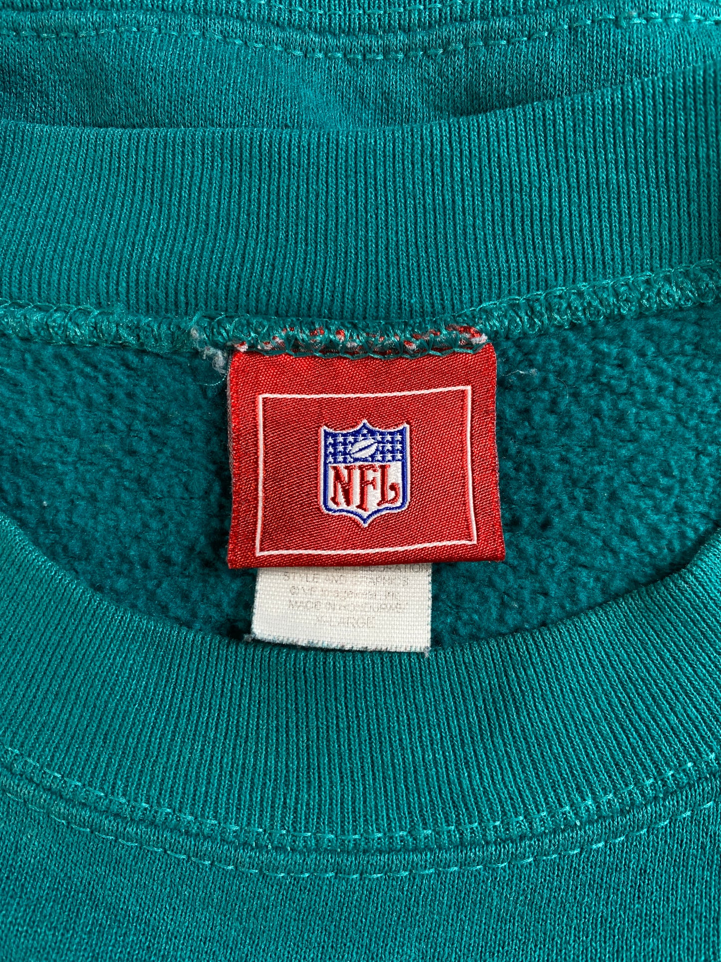 Vintage MIAMI DOLPHINS Size XL NFL Sweat-shirt / E5106S
