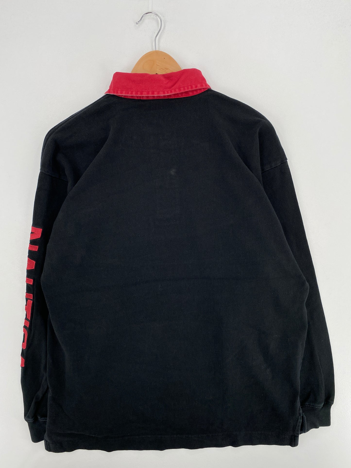 .90’s NAUTICA Size M Vintage Rugby-Shirt / A6202