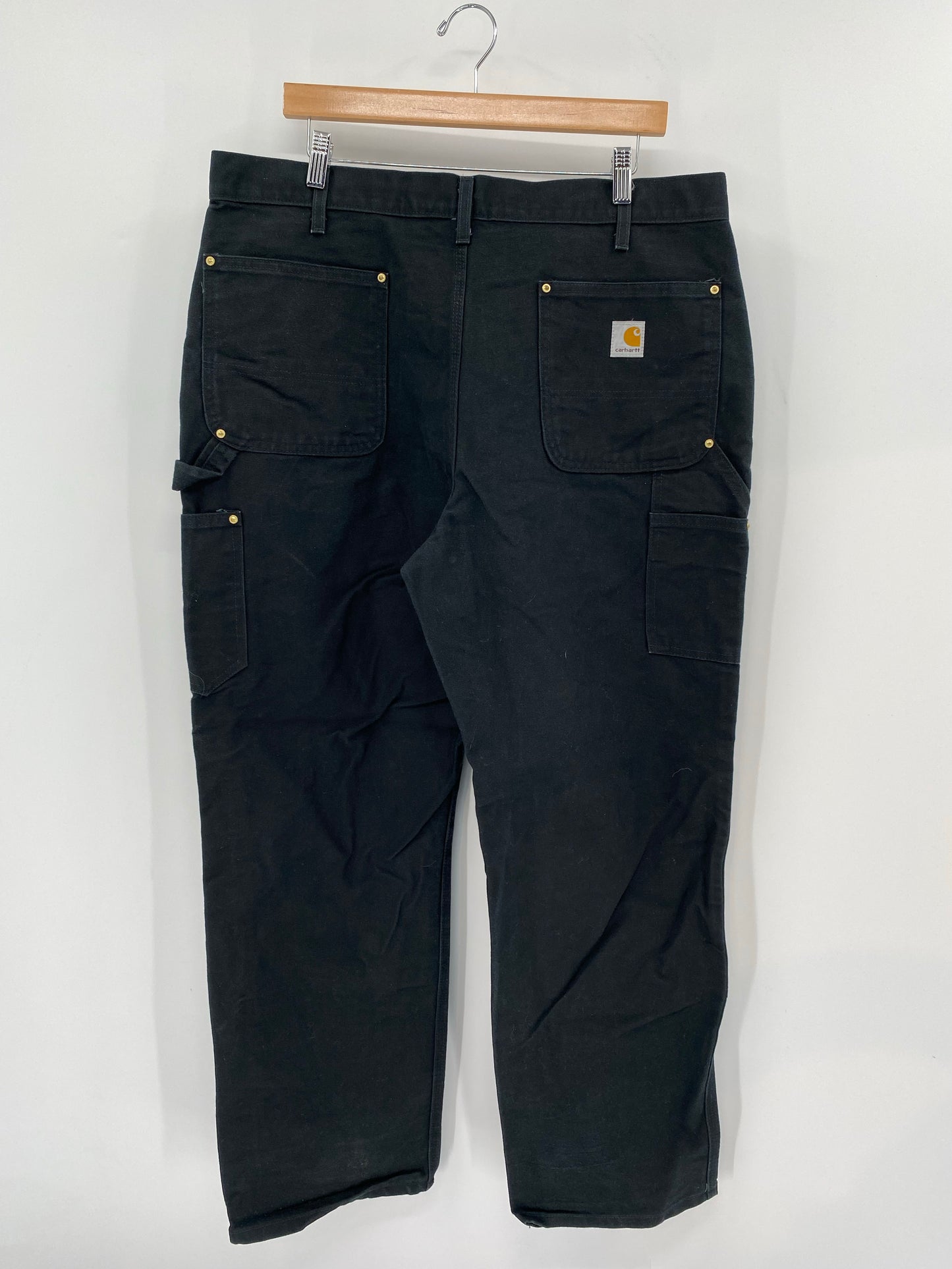 Vintage CARHARTT Size 38x30 Double Knee Duck Pants / K6698