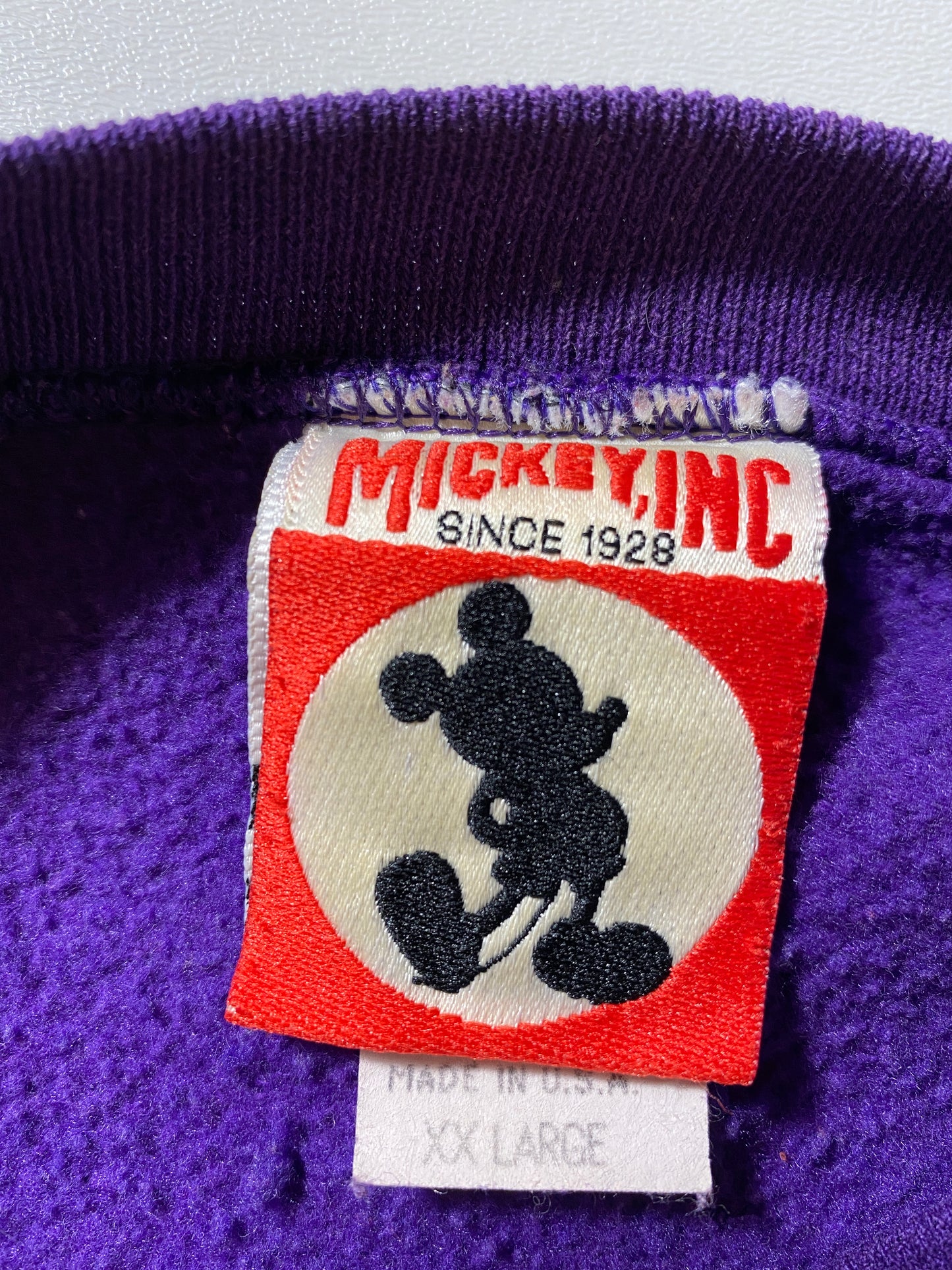 .90's DISNEY MICKEY Made in USA Size XXL Vintage Sweat-shirt / E3866S
