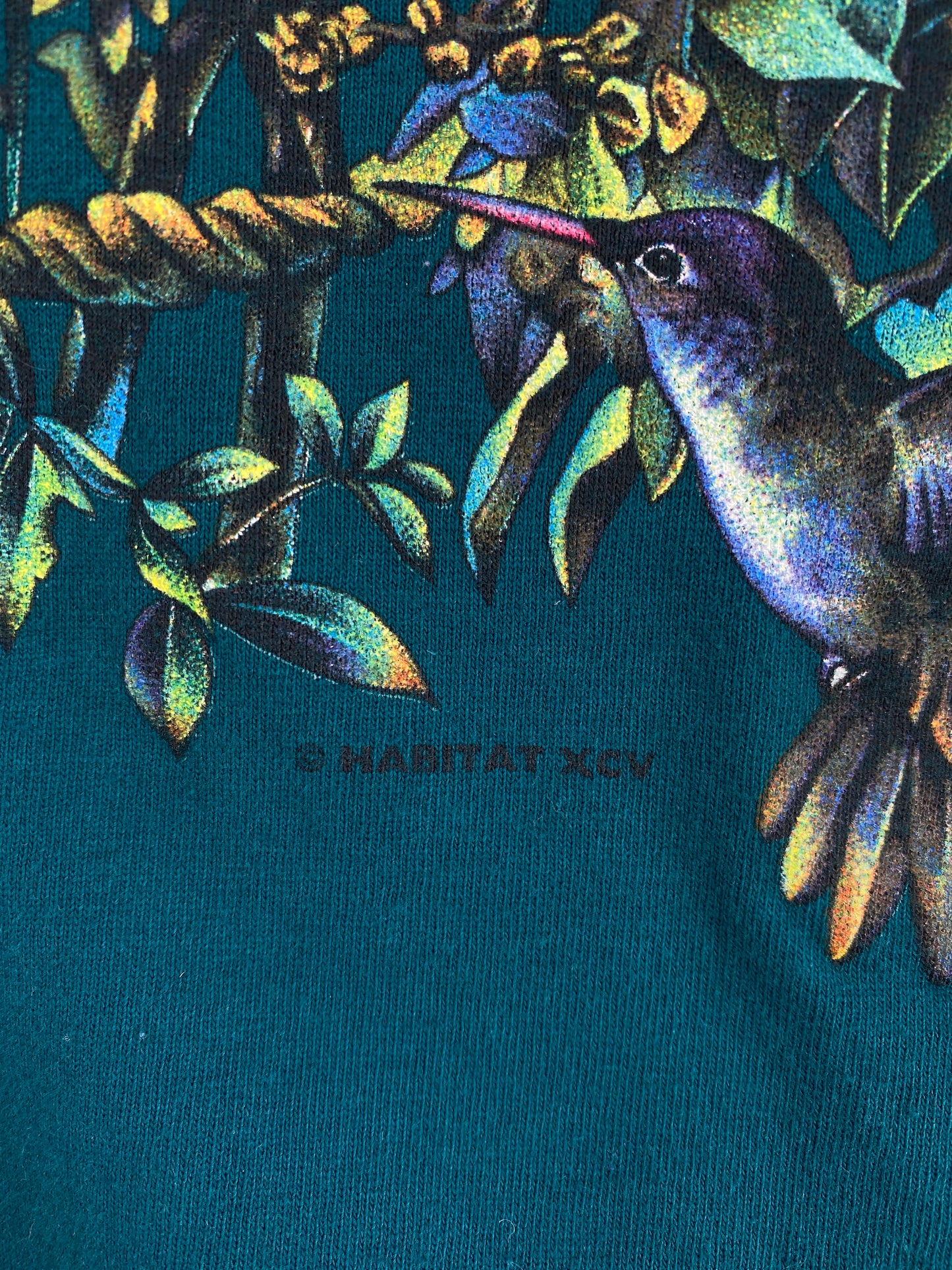 90’s RAINFOREST Made in USA Size XL Vintage Animal T-Shirt / E1000