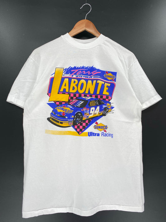 90’s TERRY LABONTE Made in USA Size L Racing T-Shirts / K4618