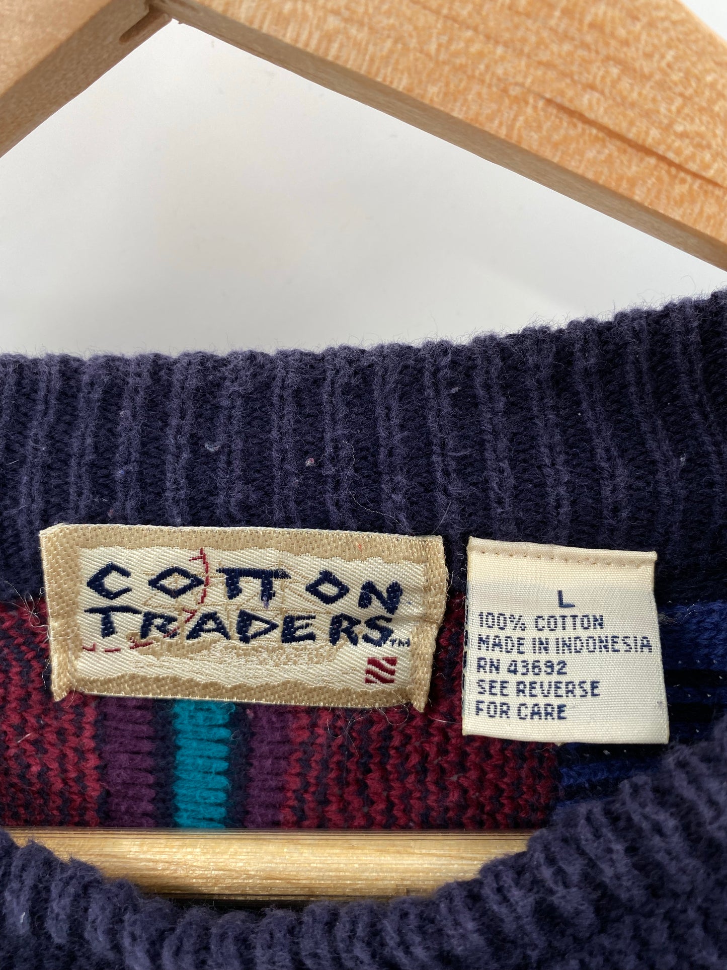 Vintage 3D COOGI- Style Size L Knit Sweater / K5535