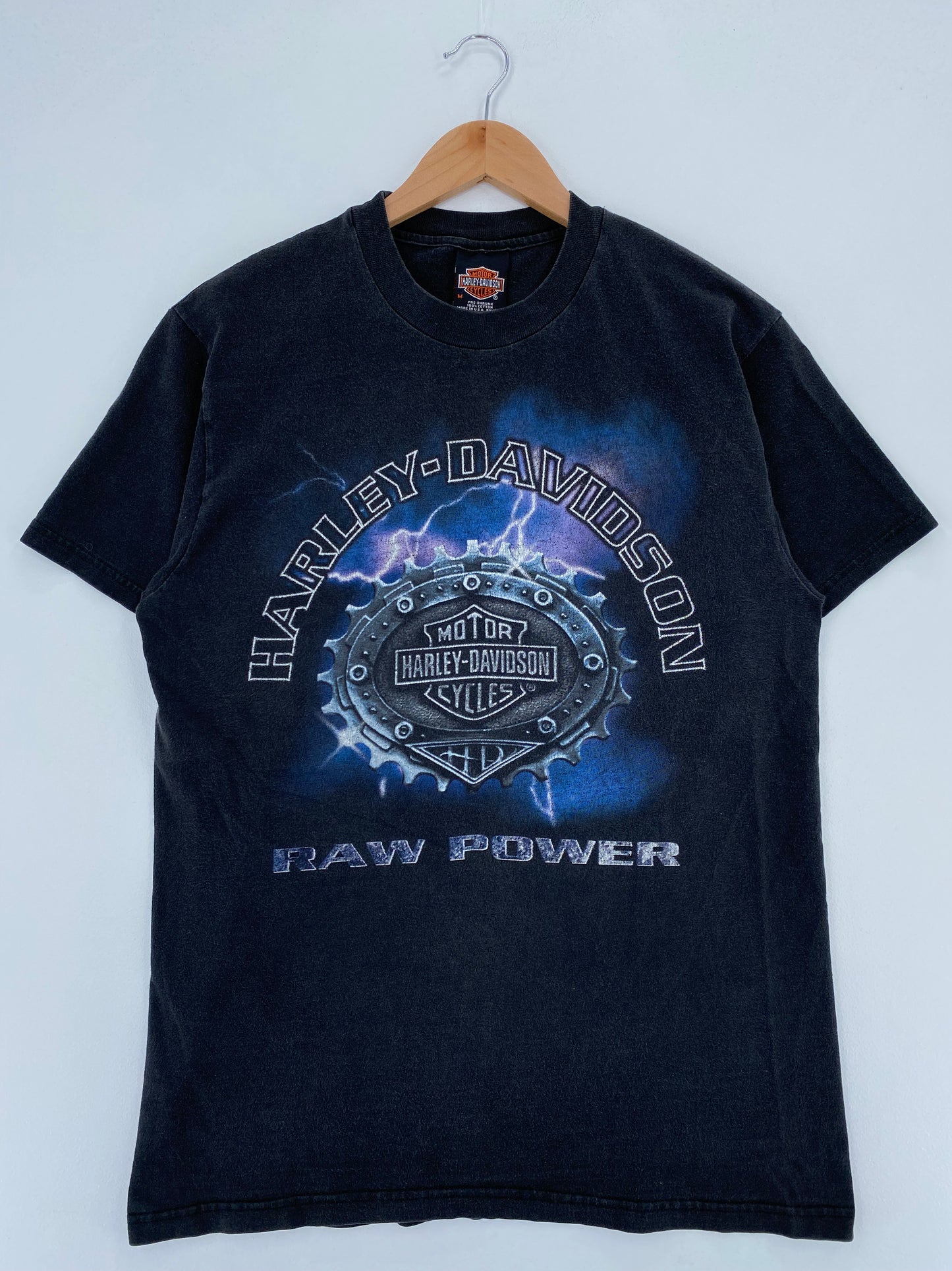 90’s HARLEY DAVIDSON Made in USA Size M T-Shirt / A3297